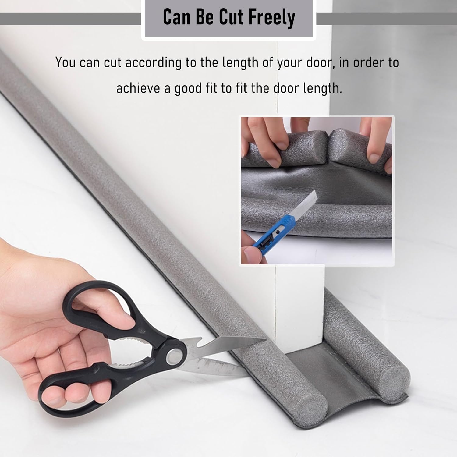 93 CM Door Bottom Seal Strip for Quiet Weatherproof Entry