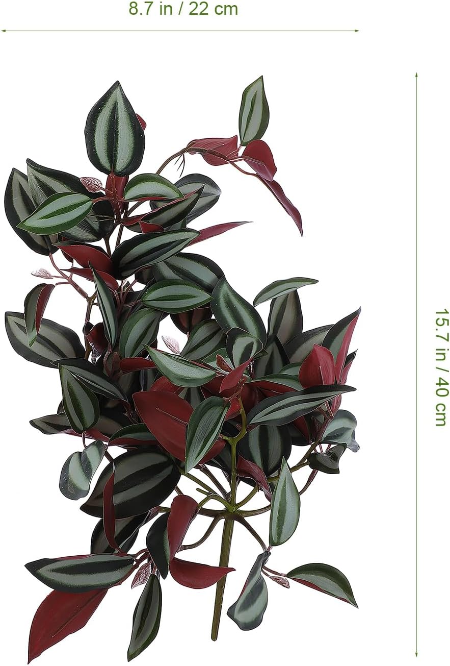 VOSAREA Artificial Hanging Plants Wandering Jew Garland
