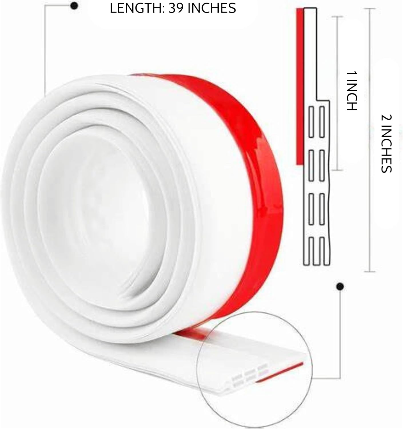 Generic Door Draft Stopper for Energy Efficiency and Noise Reduction