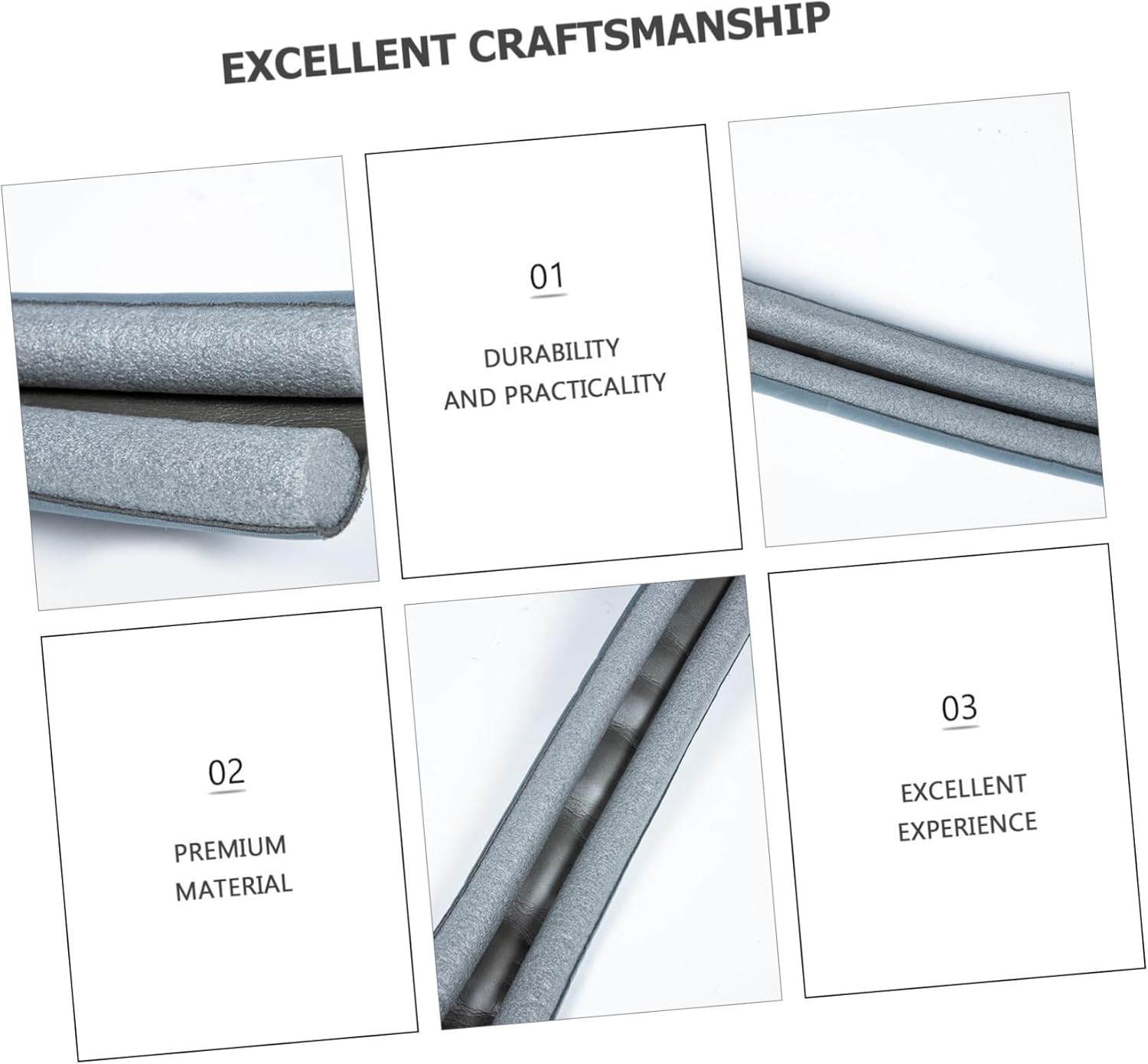 Homoyoyo 3pcs Door Bottom Sealing Strip Windproof Noise Reducing Draft Stopper for Under Door Gaps