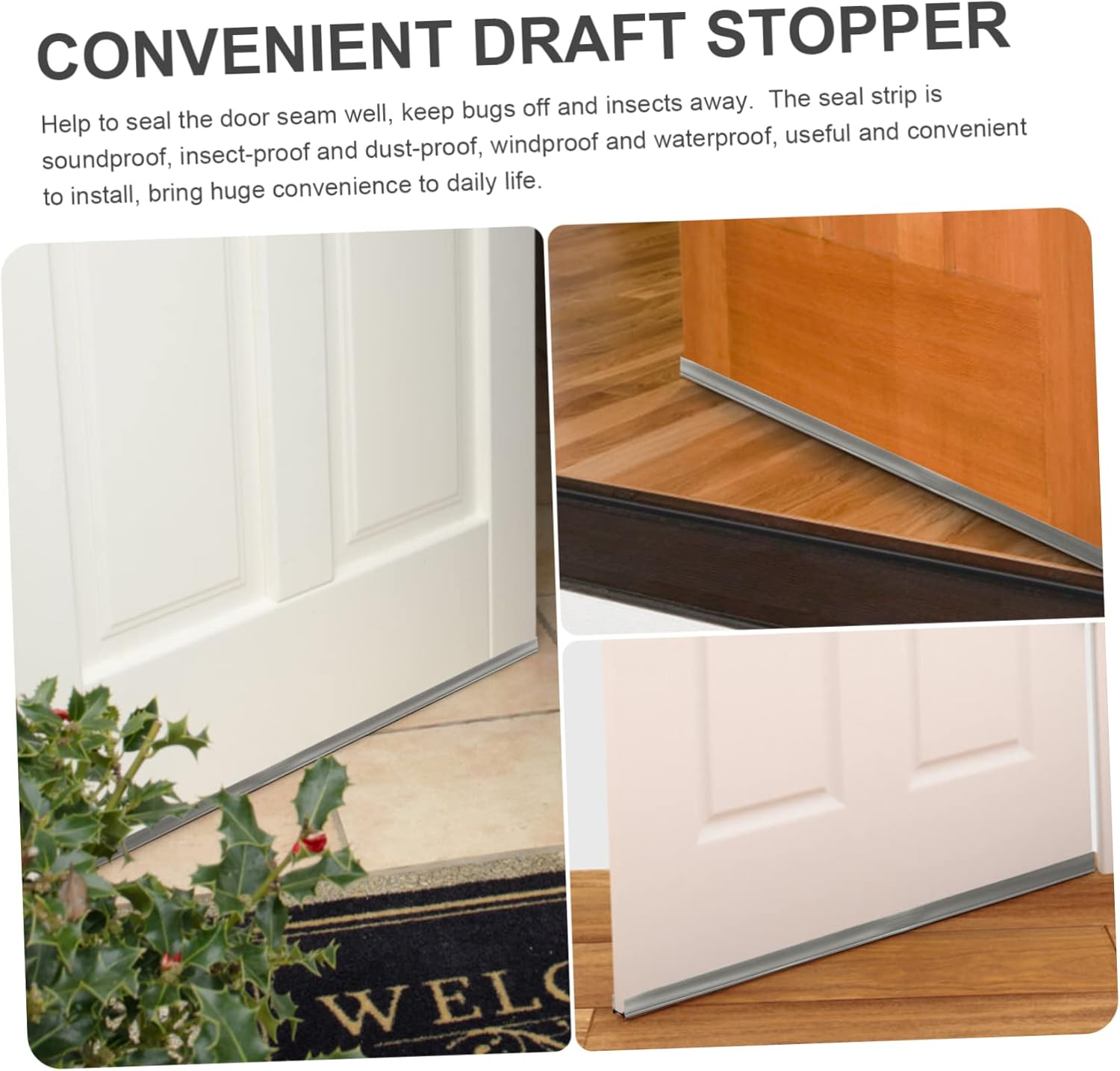 BESTOYARD Door Soundproofing Windproof Strip Seal