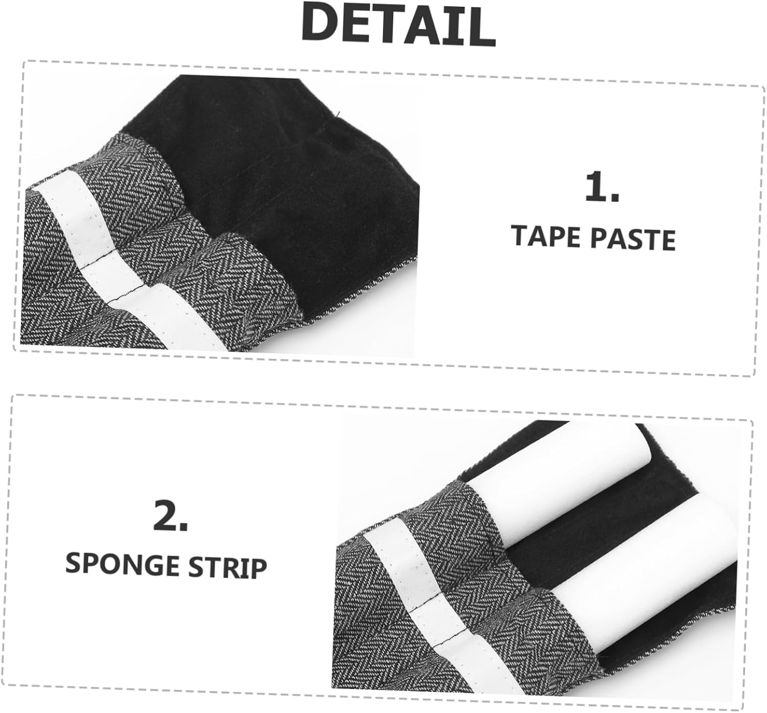 Oxford Cloth Door Draft Stopper Windproof Noise Blocker