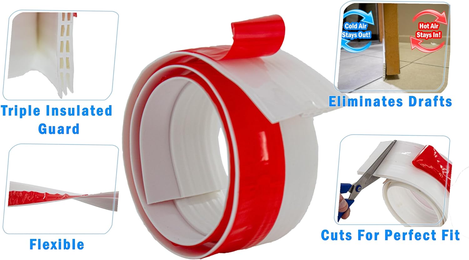 Door Draft Stopper Under Door Insulator Seal