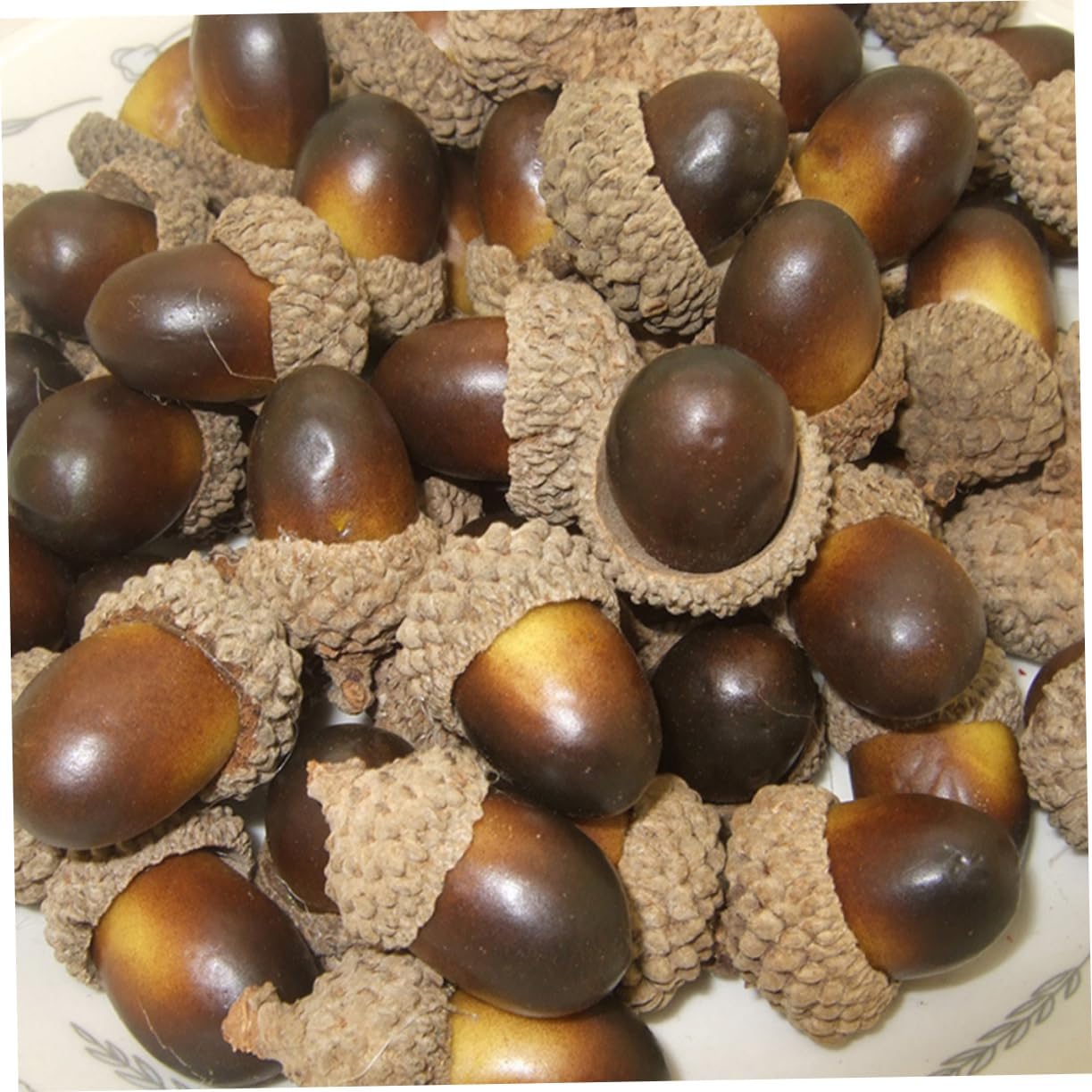 Garneck 141pcs Artificial Pumpkin and Acorn Decor for Halloween and Fall Home Decoration