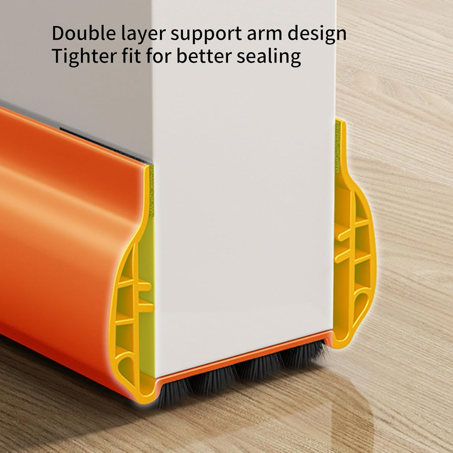 YIBAISI Door Draft Stopper Flexible Soundproof Seal Strip