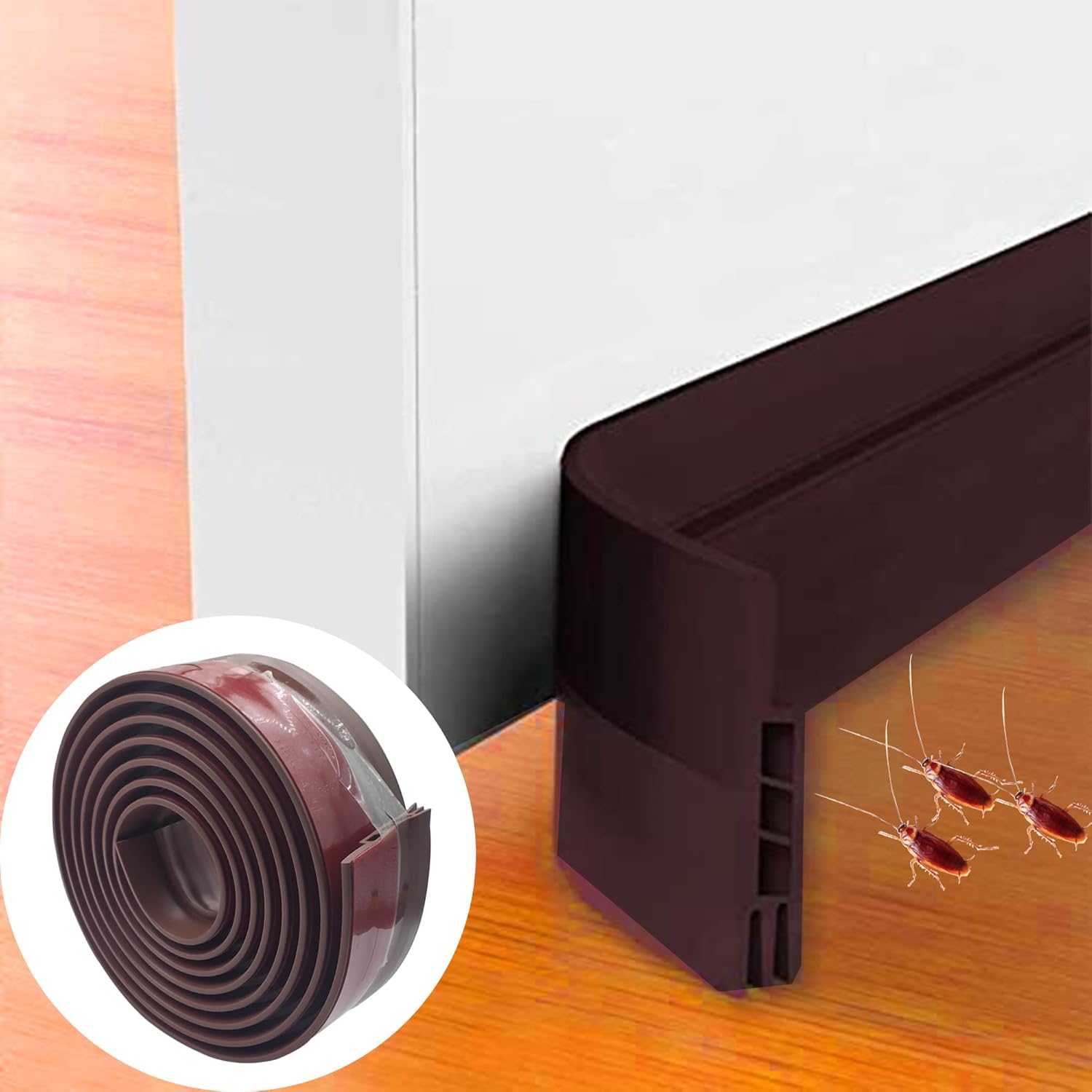 DOHUG Under Door Draft Stopper 39 Inch Door Blocker