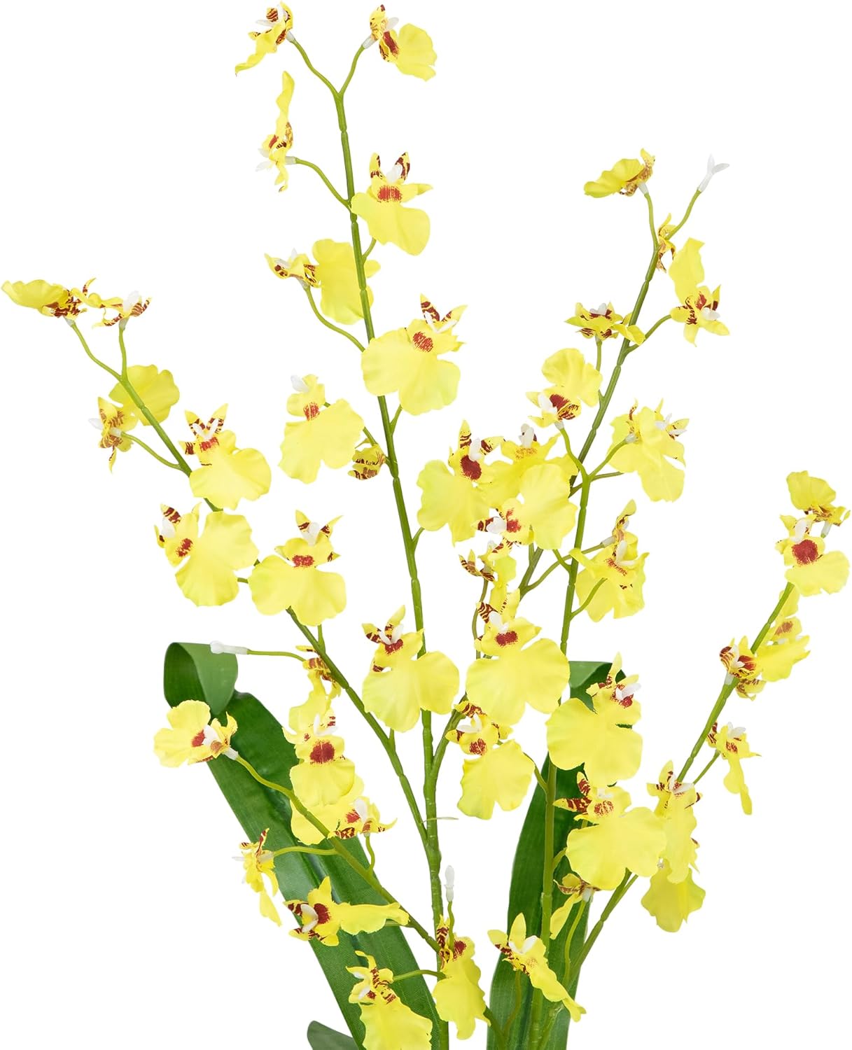 Northlight 235 Inch Yellow Artificial Oncidium Orchid