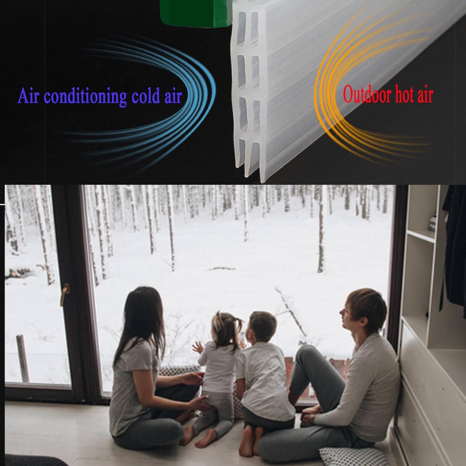 20 FT Door Draft Stopper Weather Stripping Seal for Frame Doors Windows