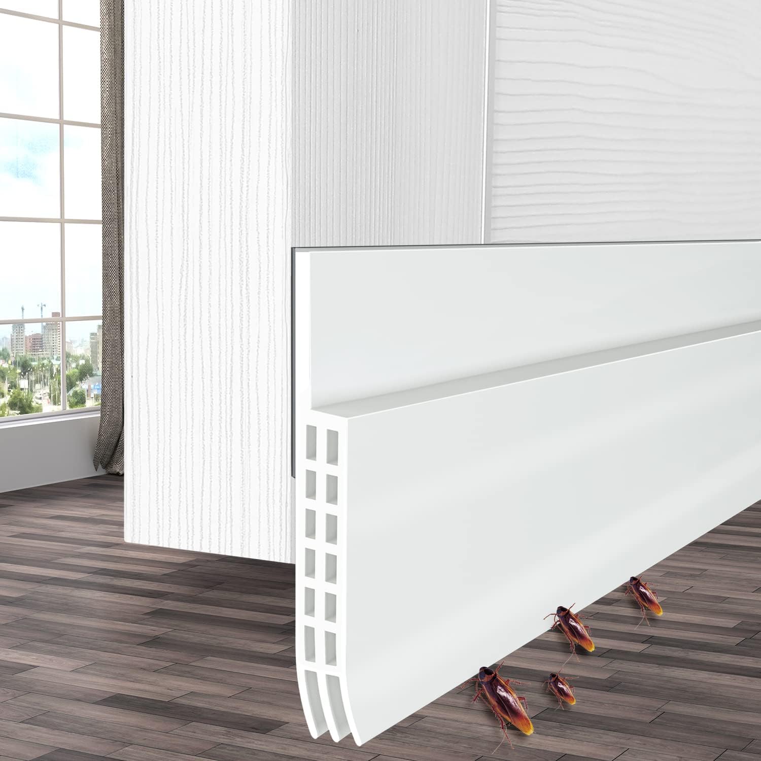 Ohuhu Under Door Draft Stopper Seal Strip 394 In x 335 In