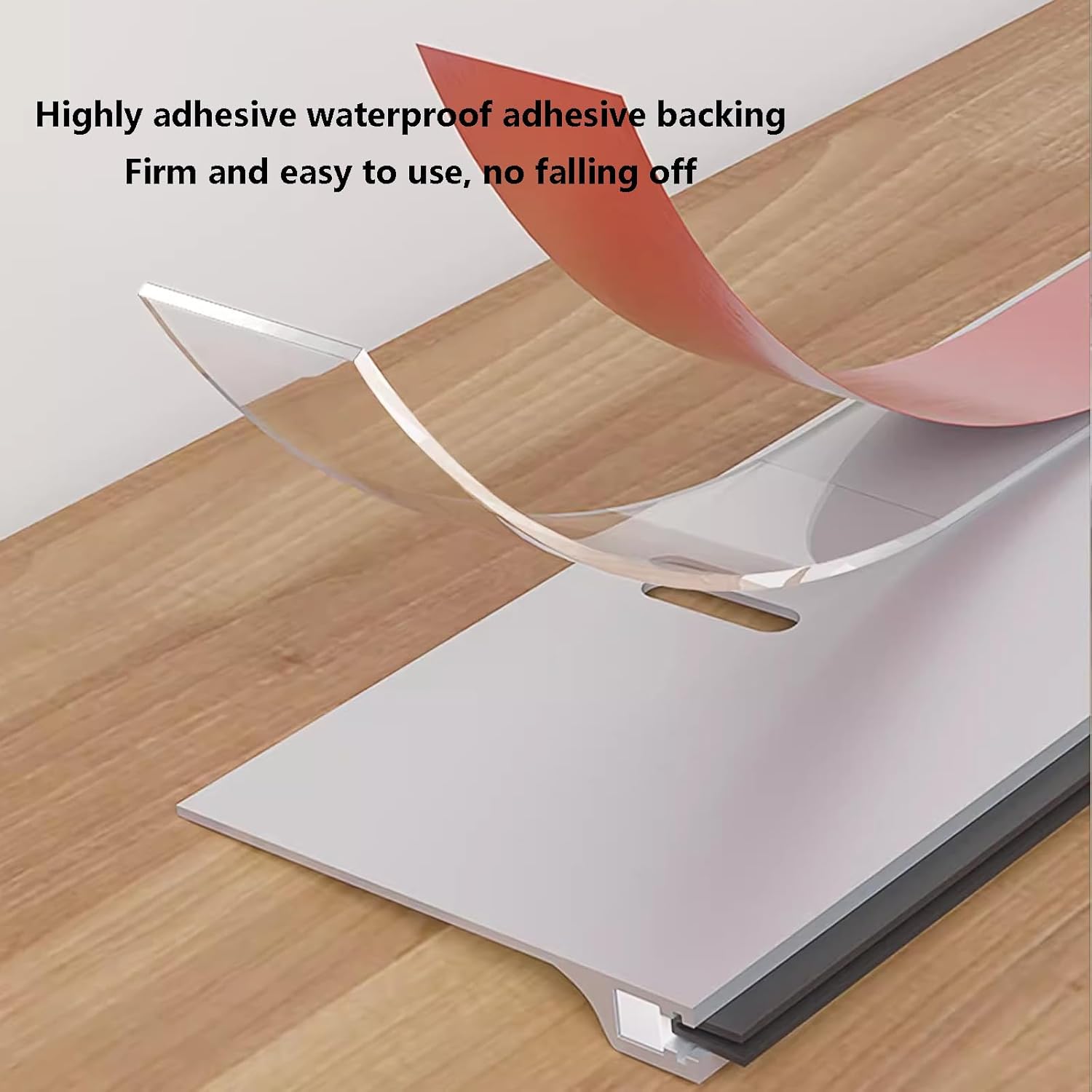 Hailm 2 Pack Door Draft Stopper Aluminum Bottom Seal