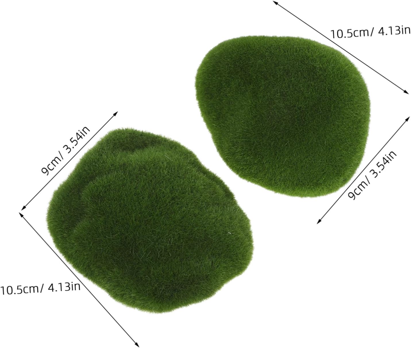 6pcs Artificial Moss Balls for Indoor Outdoor Decor