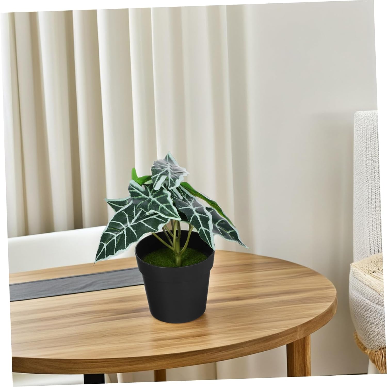 Mini Faux Greenery Plants Artificial Potted Plants for Office Desk Decoration