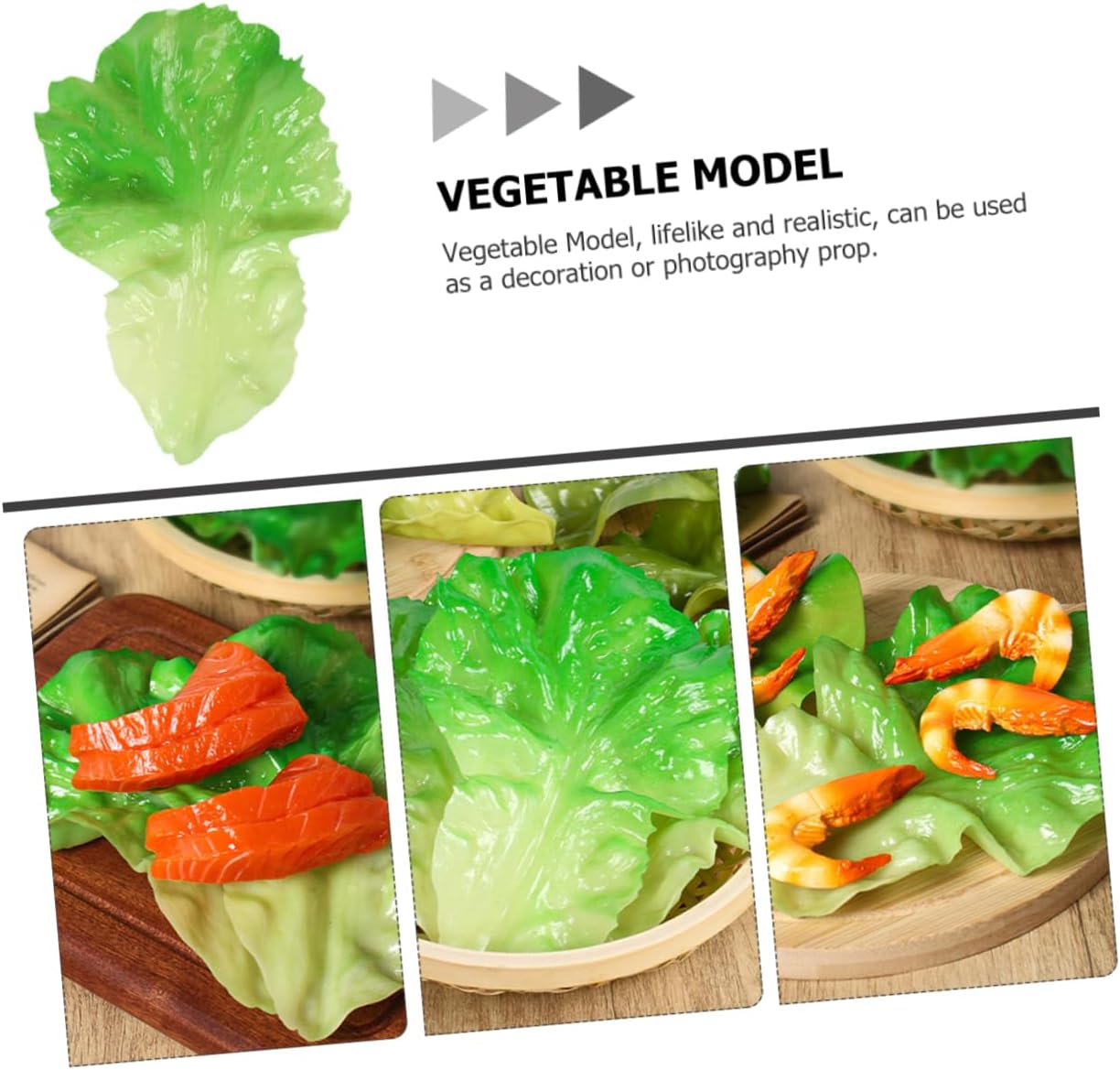 Magiclulu 3pc Realistic Leaf Decoration for Home Restaurant Event Decor