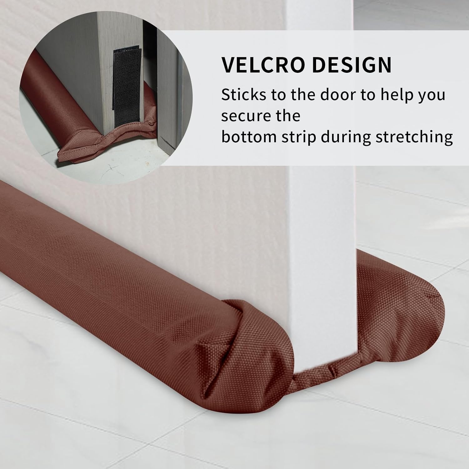 Under Door Draft Stopper 36 Inch Double Sided Noise Blocker