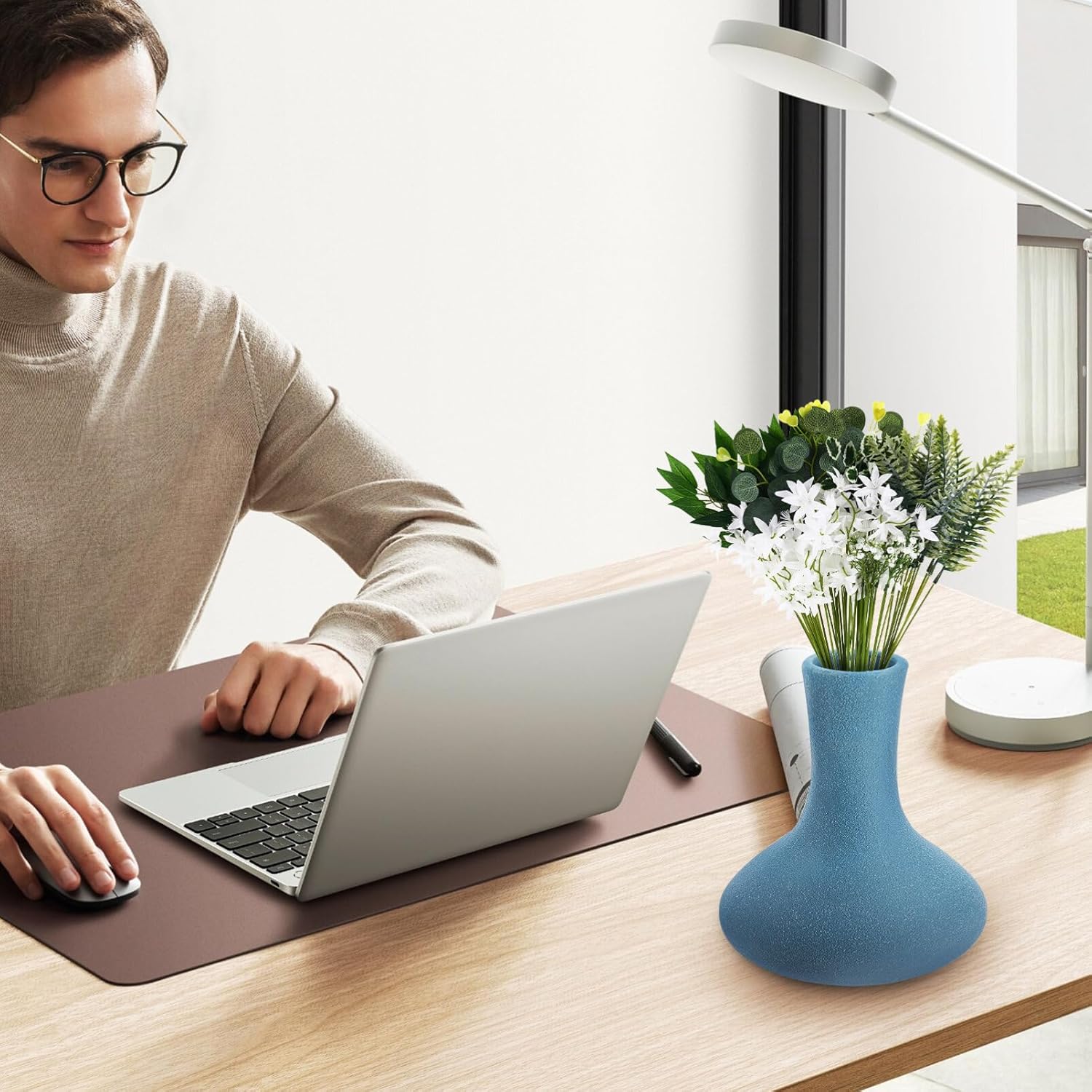 Kichvoe Artificial Greenery Stems Box Set 60pcs 6 Types