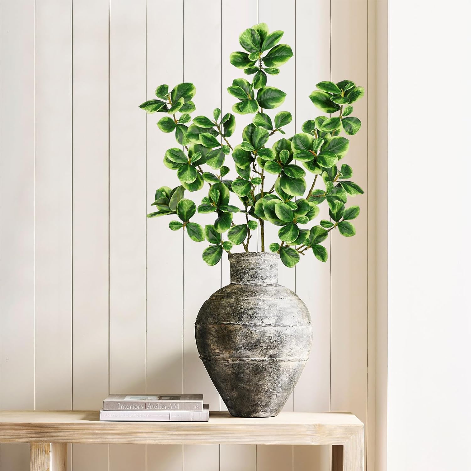Hollyone Artificial Greenery Stems 362 Inch 3 Pack