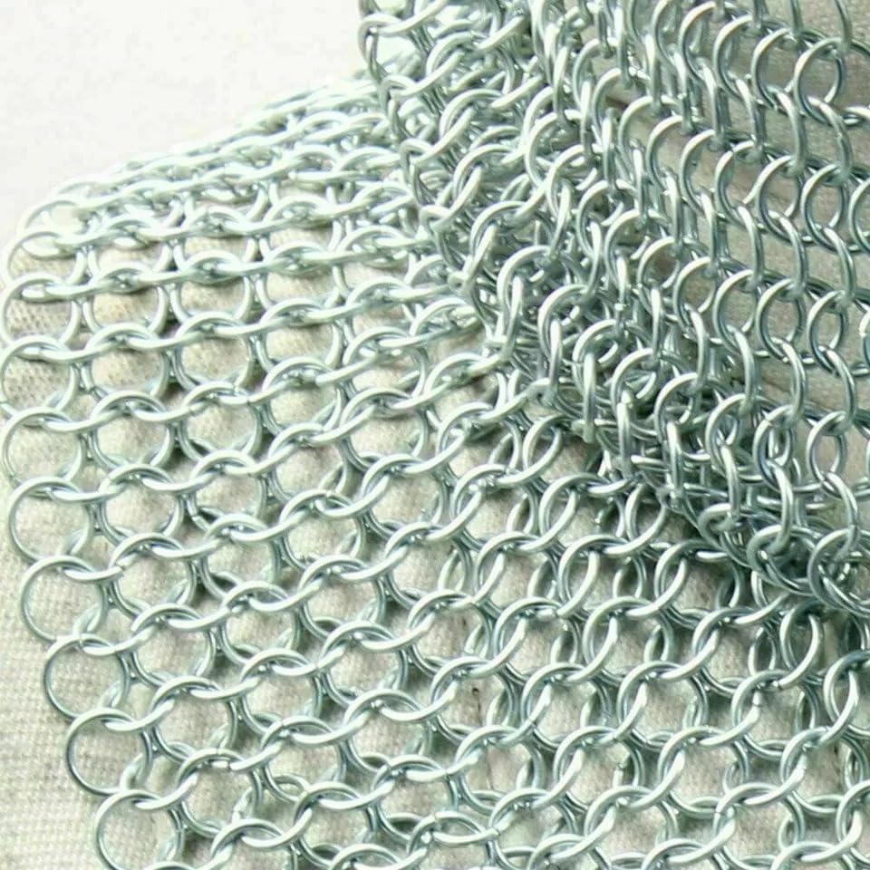 Generic Aluminum Chainmail Hood Round Neck Medieval Coif
