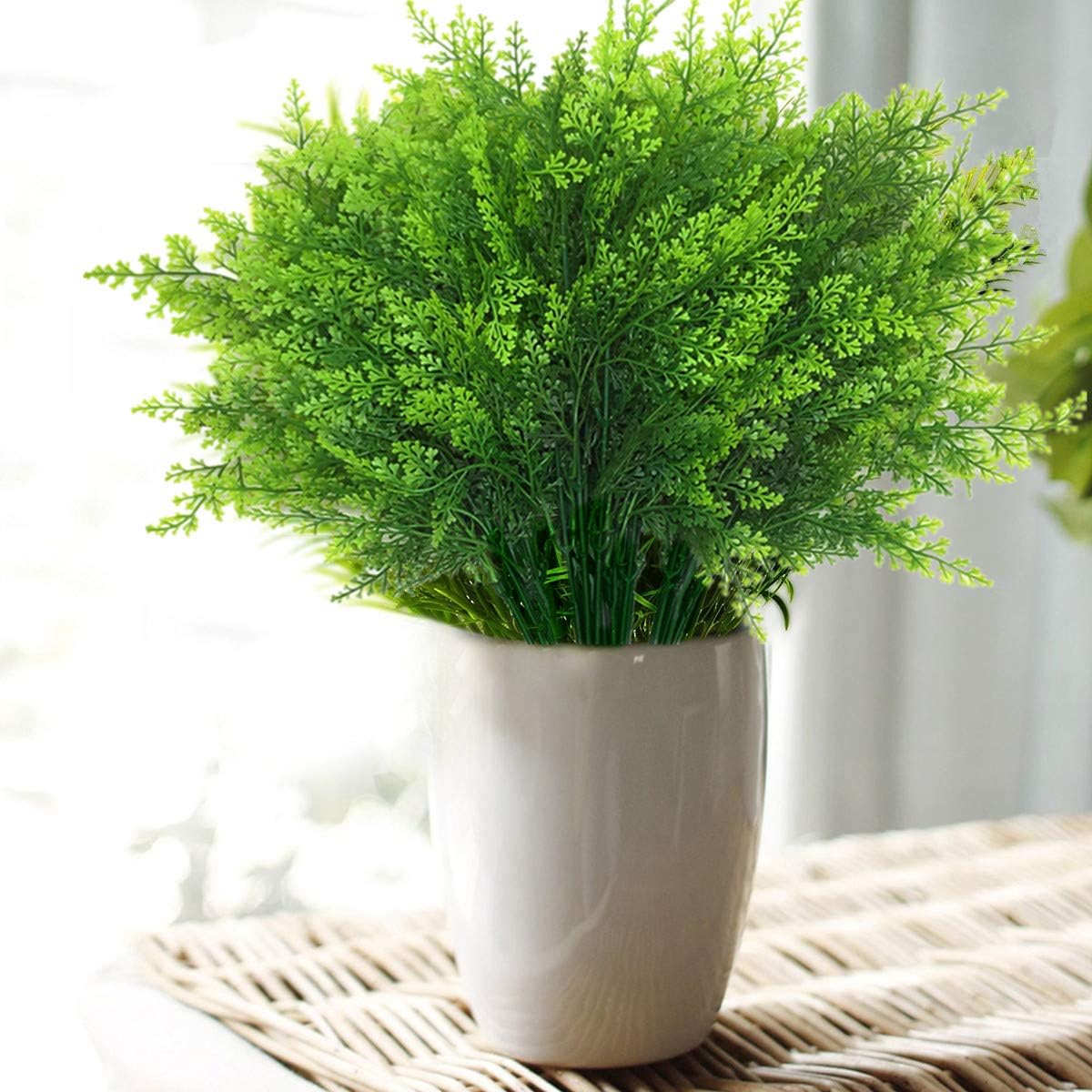 CATTREE Artificial Ferns Shrubs Bushes 4 Pack