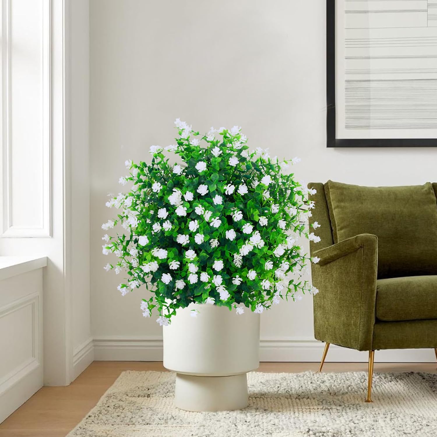 Ronyila Artificial Topiary Ball Trees Set of 2