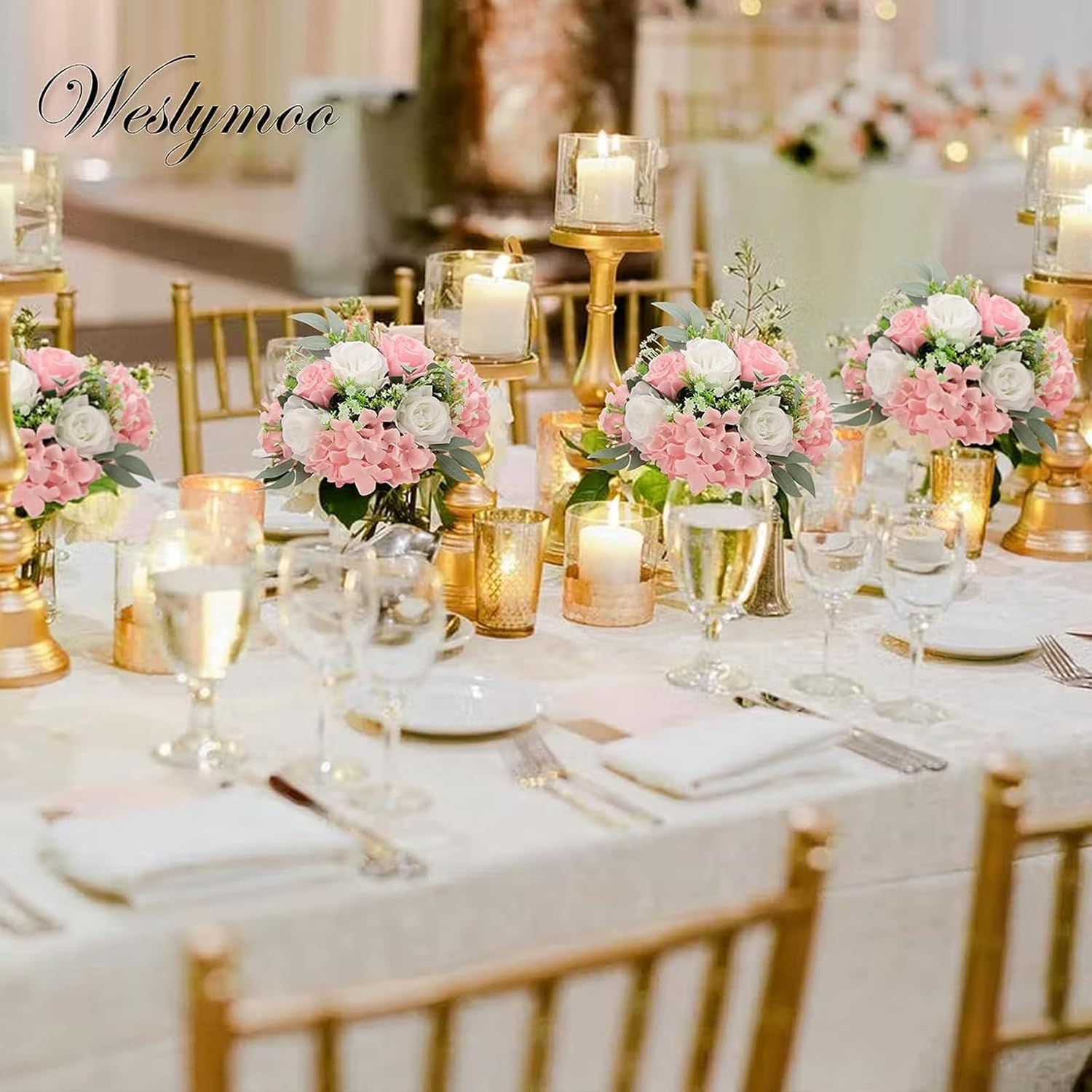 Artificial Flower Balls for Wedding Centerpieces