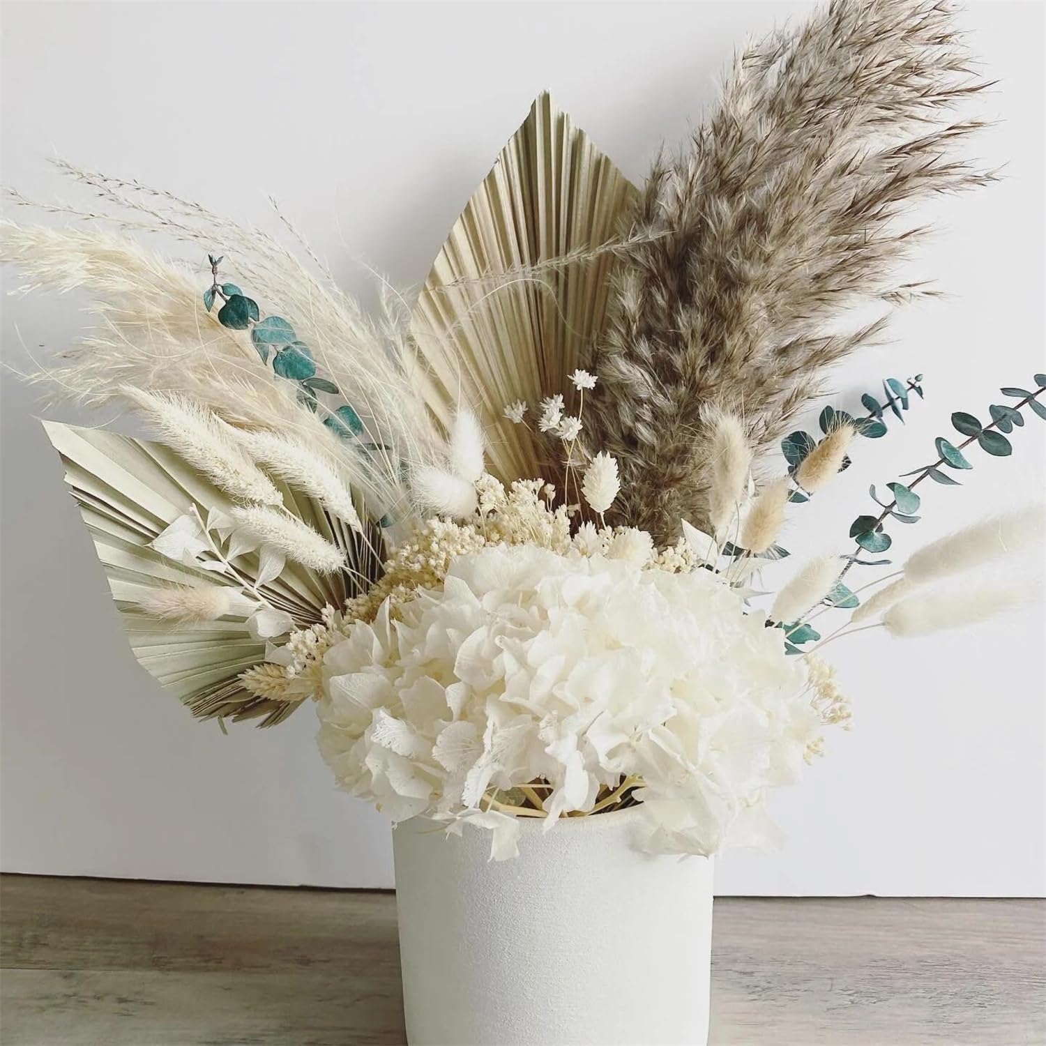 Comtelek Dried Palm Leaves 10pcs Boho Decor