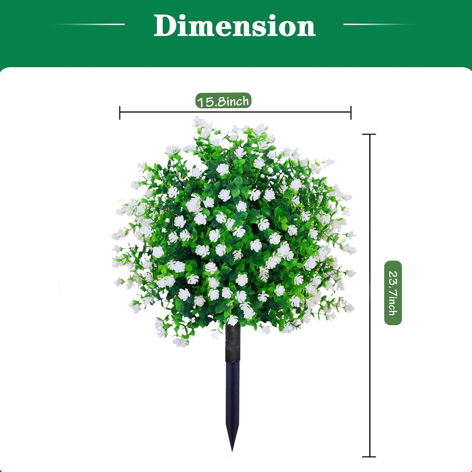 Ronyila Artificial Topiary Ball Trees Set of 2