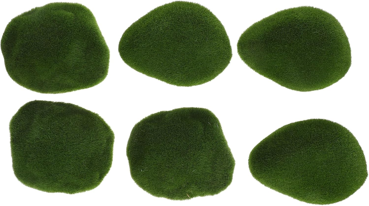 6pcs Decorative Fake Moss Balls for Home Garden Decor