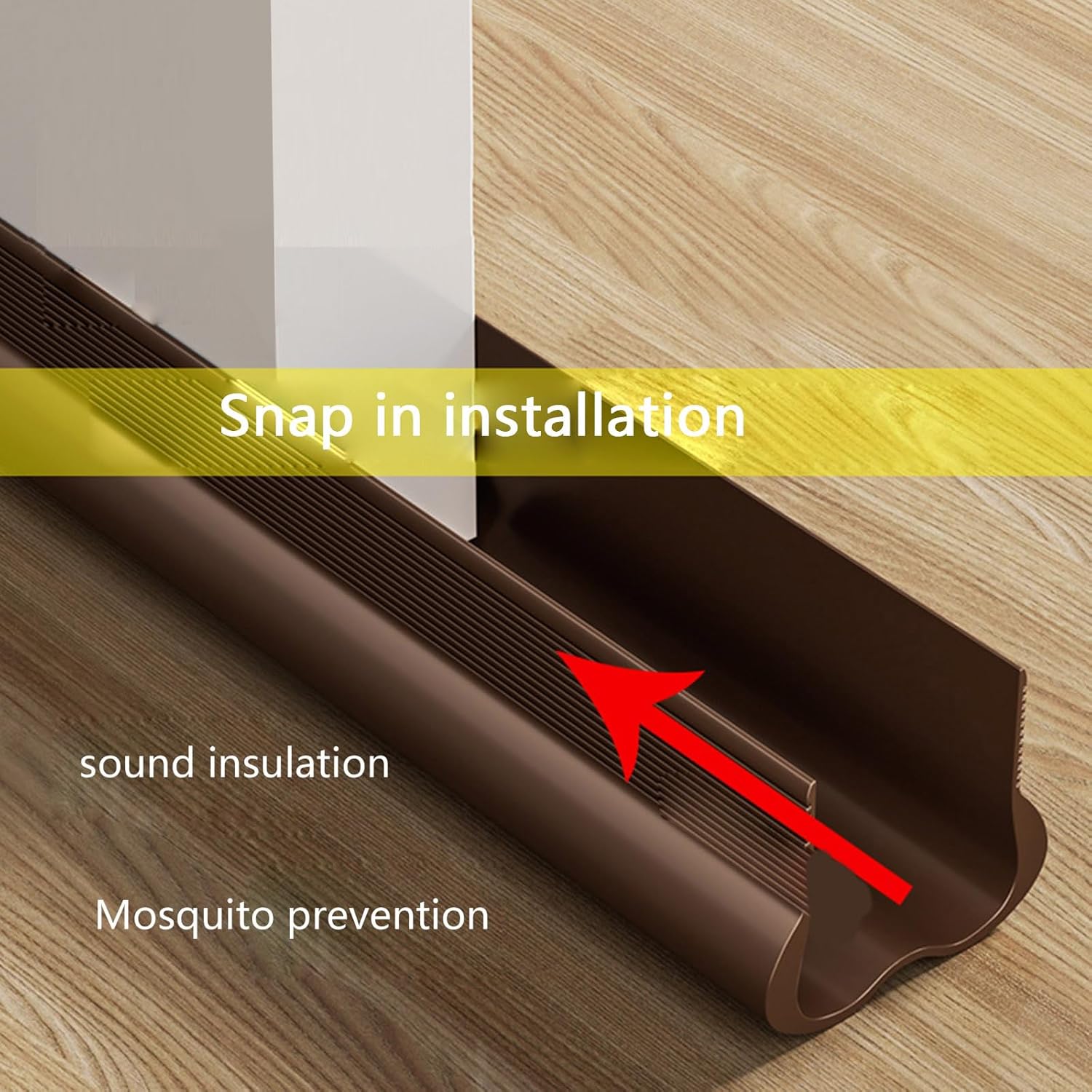 Muloo Soundproof Door Draft Stopper for Noise Reduction