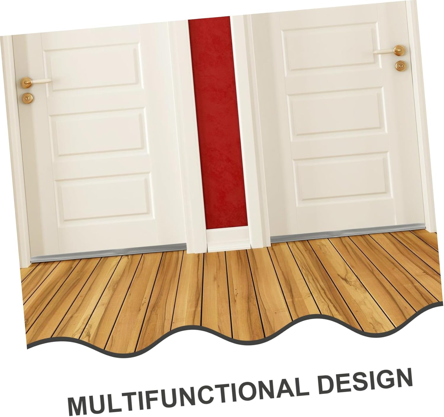 DIYEAH Door Gap Filler Weather Stripping Noise Blocker Seam Seal Strip Easy to Clean