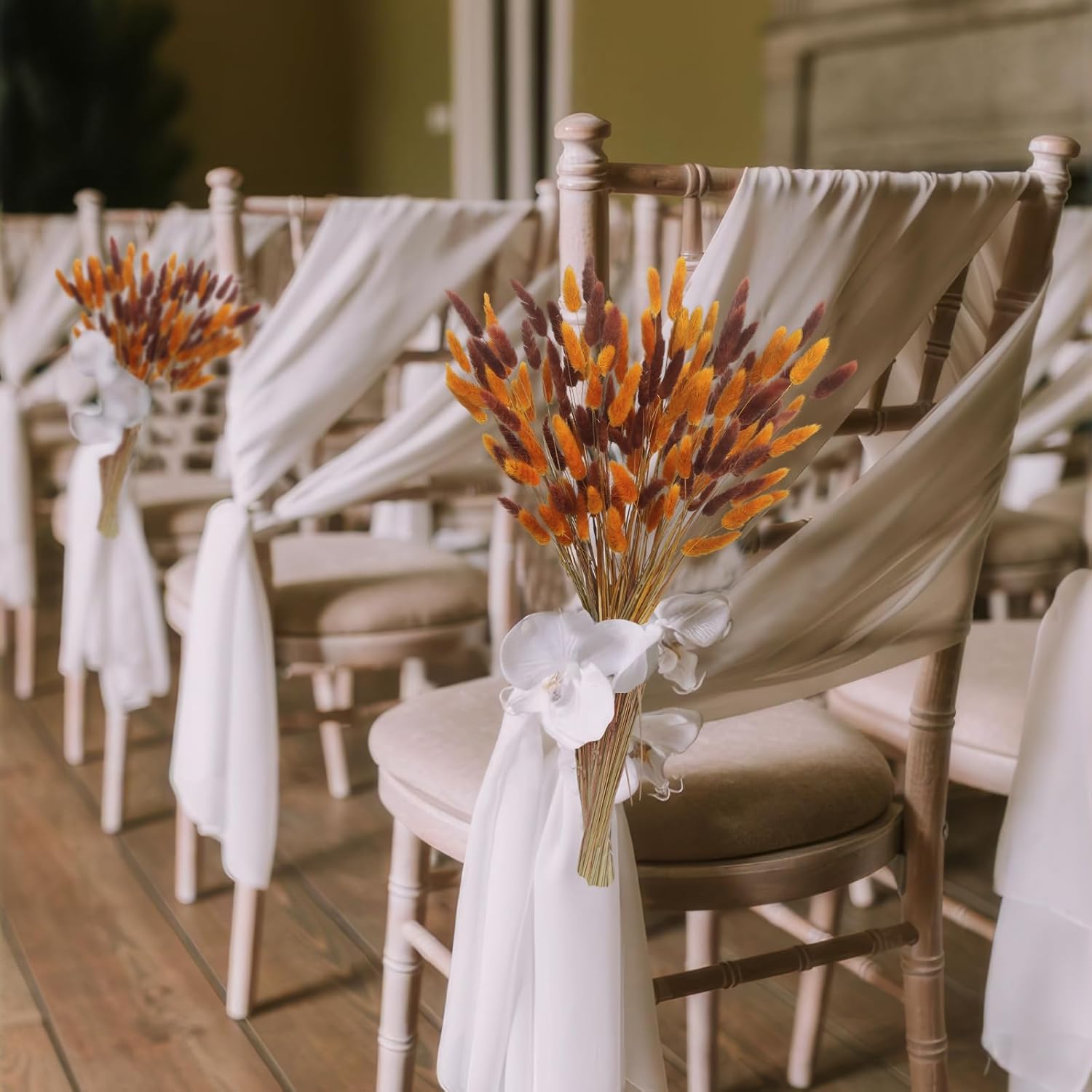 CISDUEO 120pcs Dried Bunny Tails Flowers for Boho Decor Wedding DIY