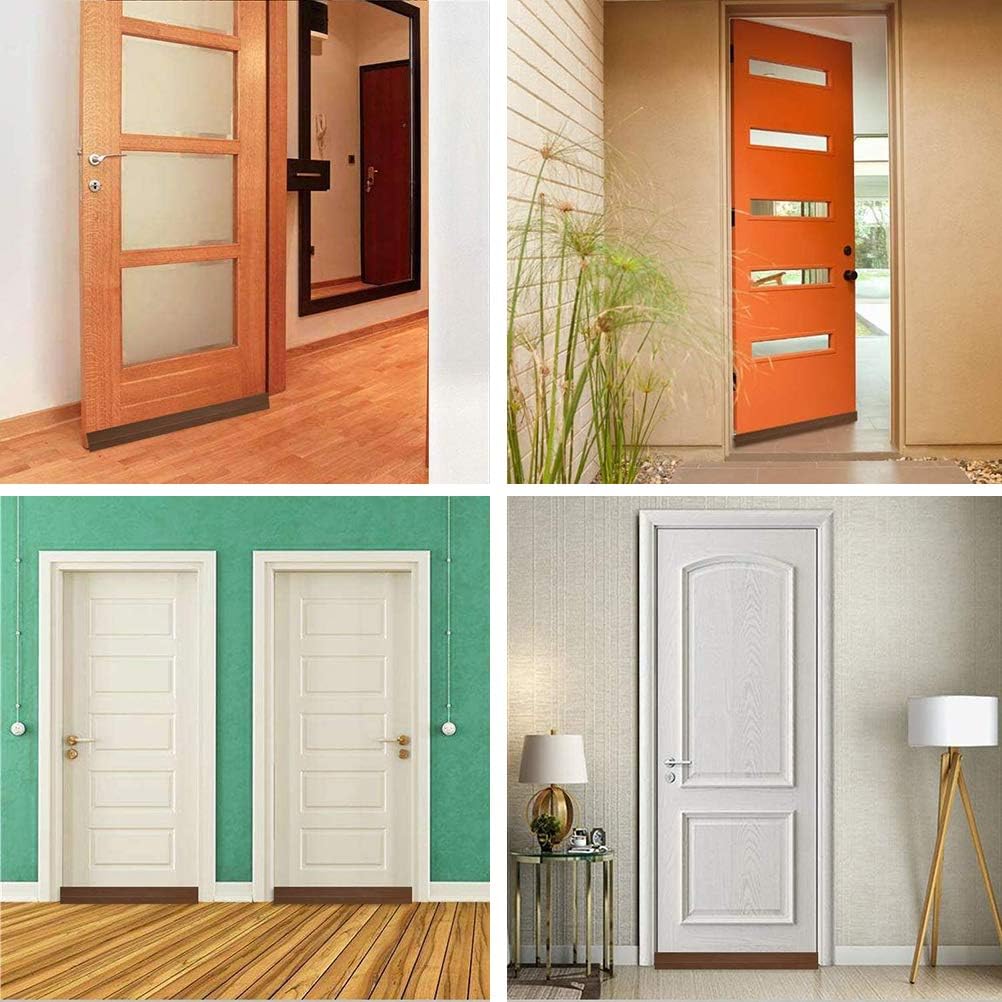 YEmirth 2 Pack Door Draft Stopper White