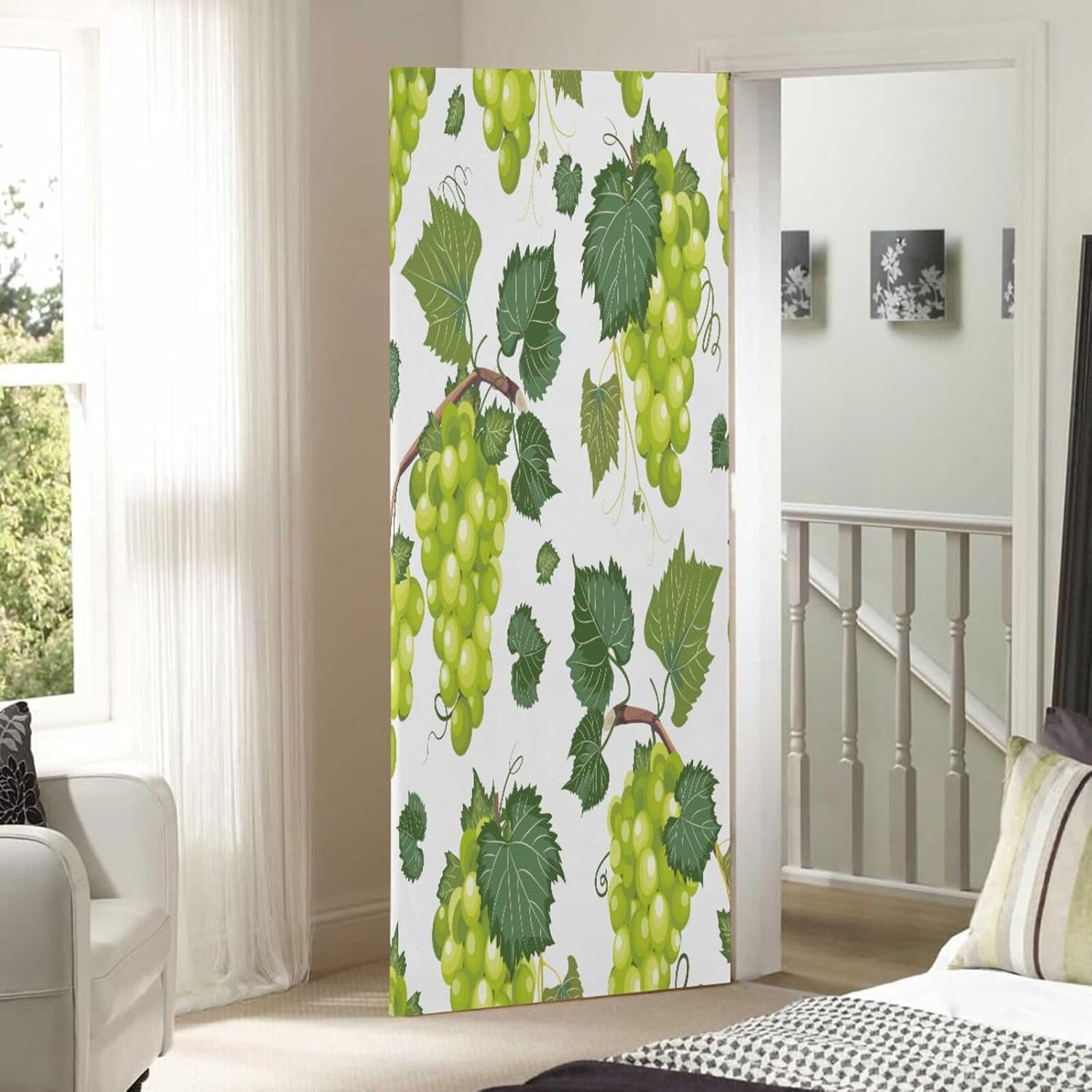 Susiyo White Grape Bunch Halloween Door Cover