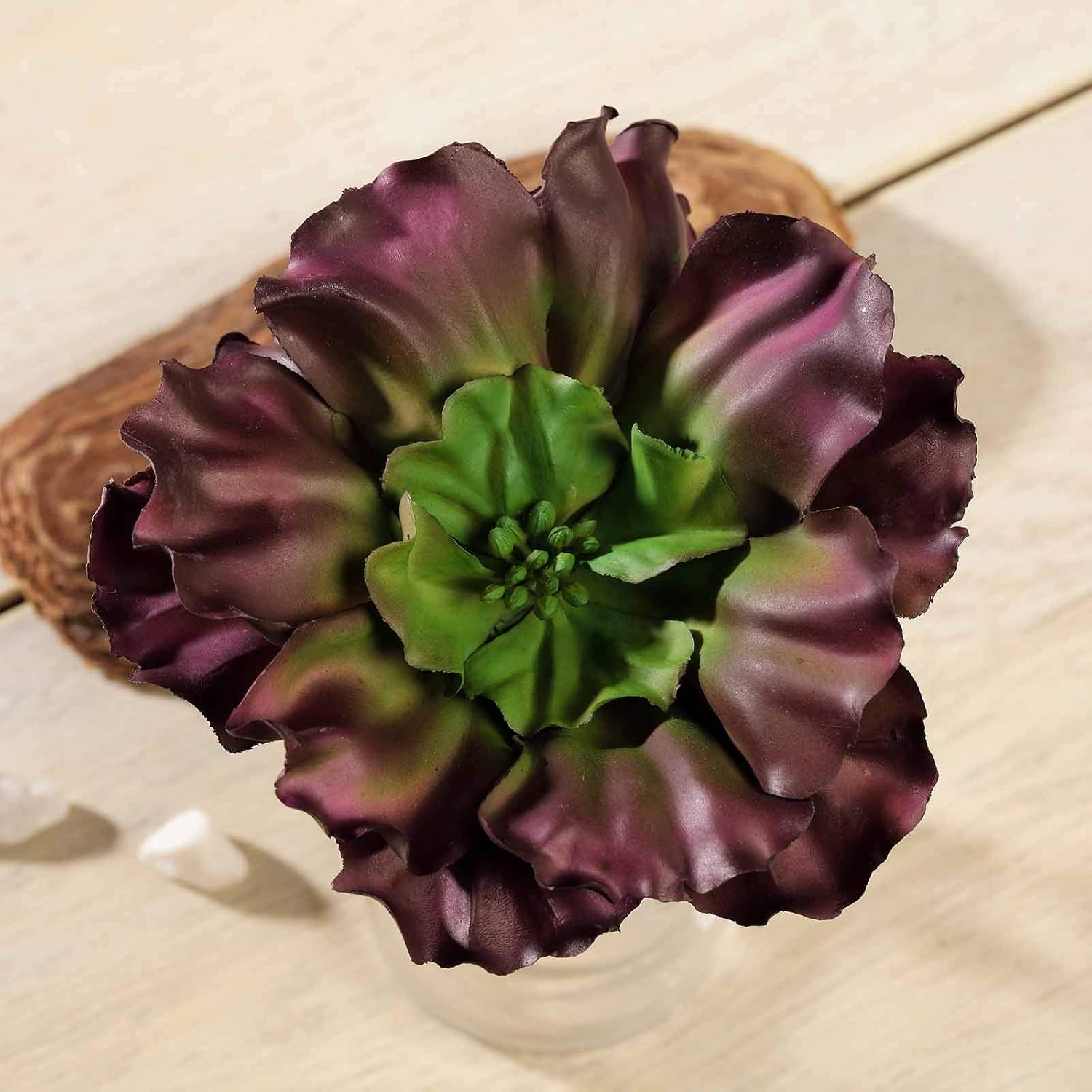 3 pcs 6 Inch Tall Assorted Echeveria Artificial Plants