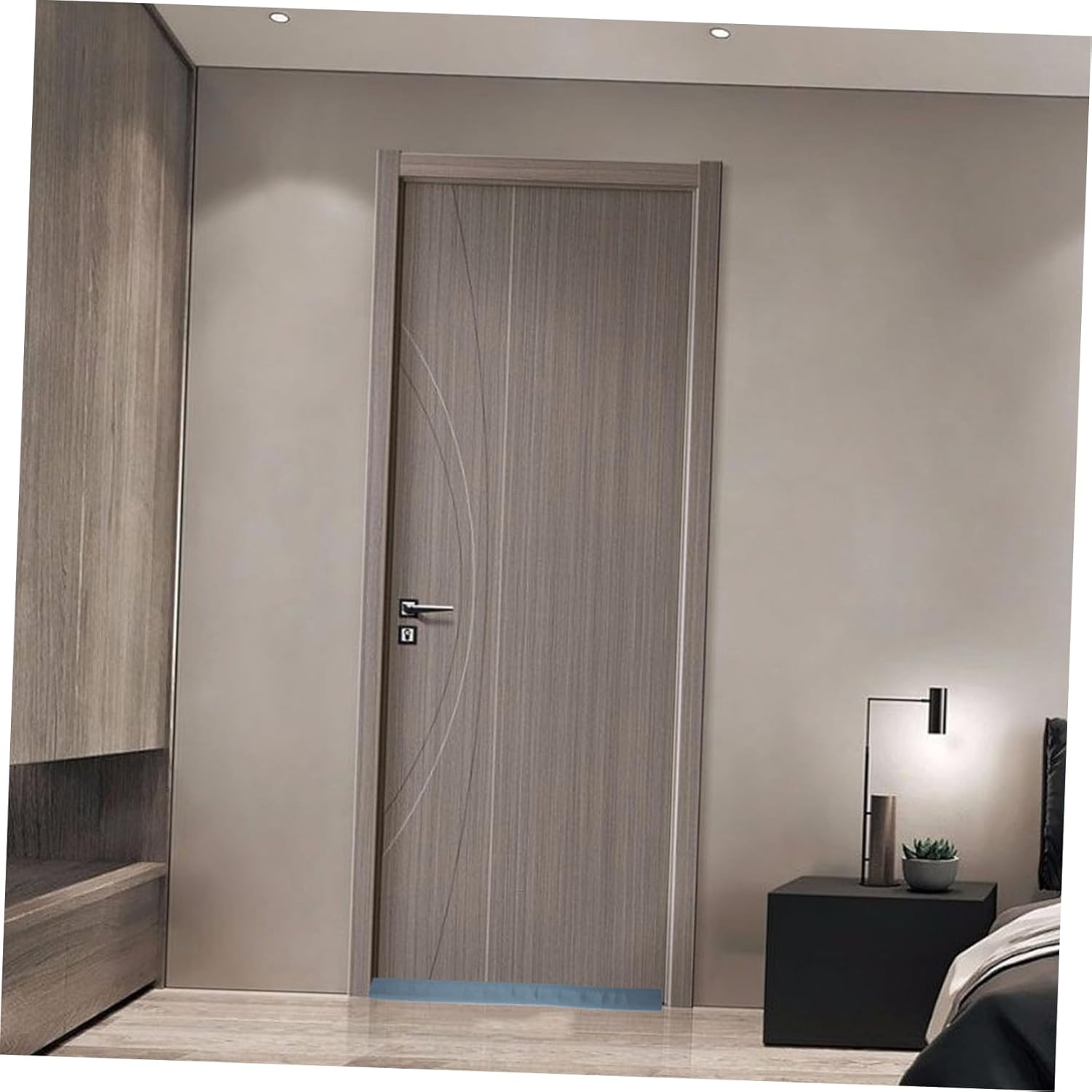 Homoyoyo 3pcs Door Bottom Sealing Strip Windproof Noise Reducing Draft Stopper for Under Door Gaps