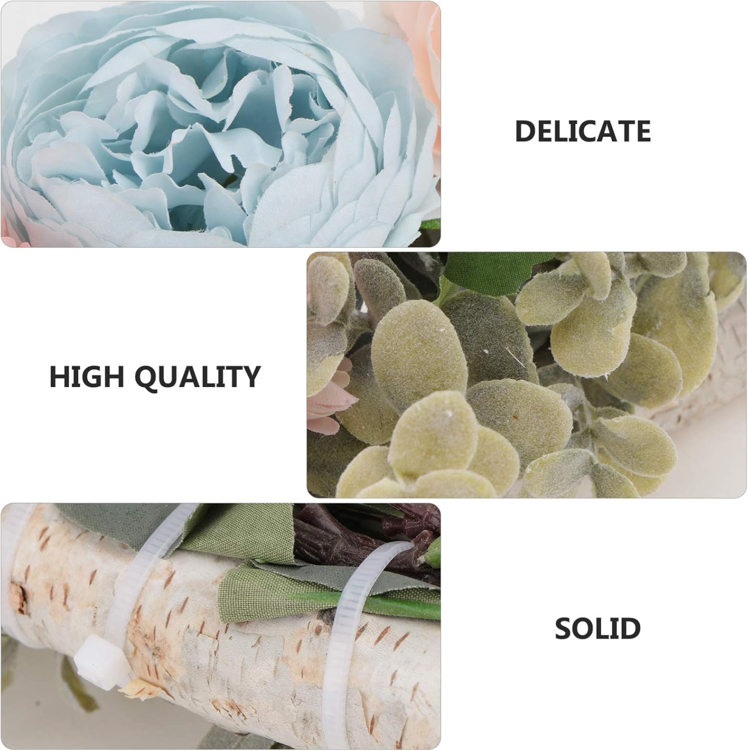 KESYOO 1pc Wall Hanging Flowers Wood Artificial Hanging Vine Garland