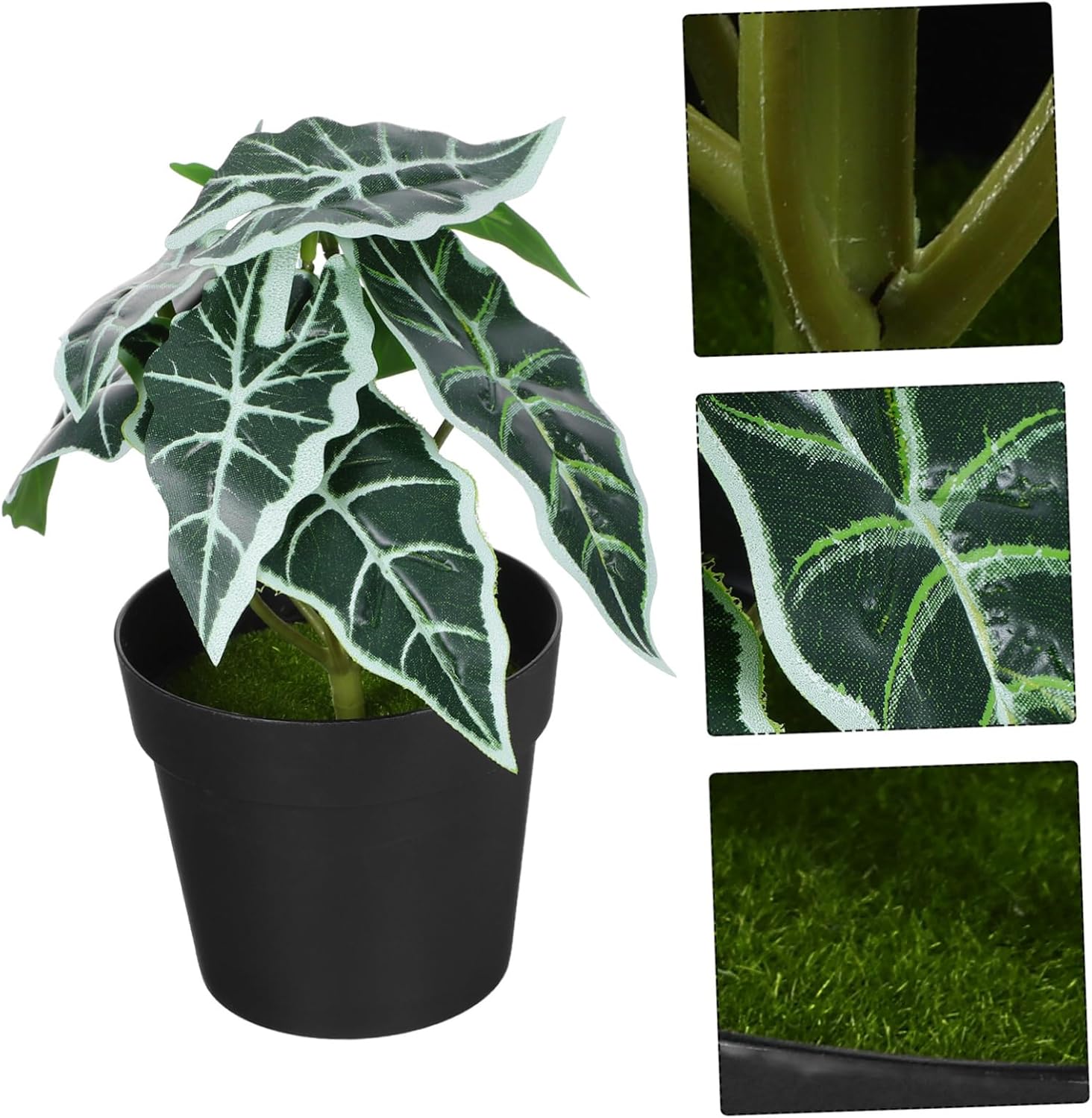 Mini Faux Greenery Plants Artificial Potted Plants for Office Desk Decoration