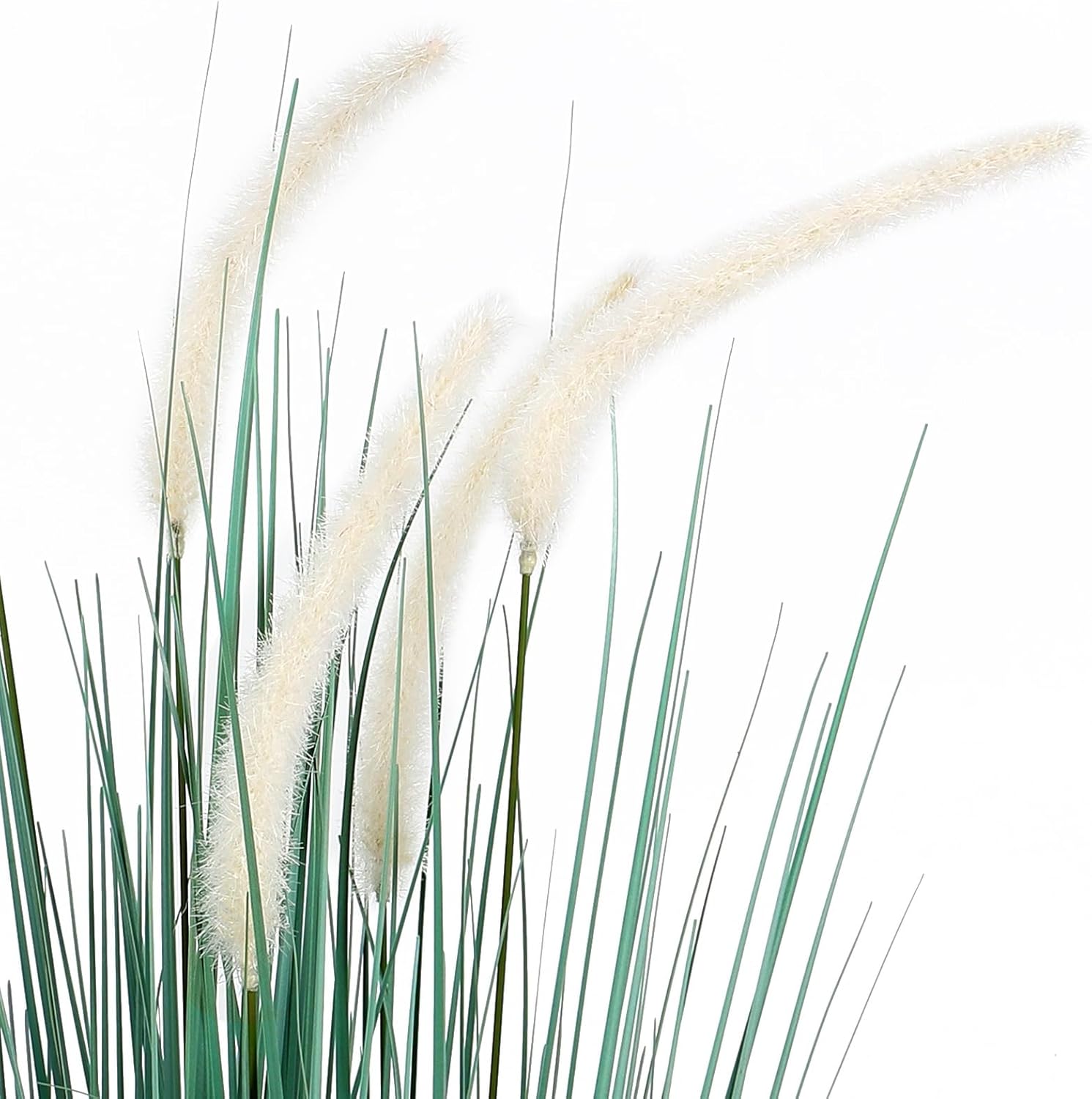 Romantic Season 3FT Artificial Onion Grass Plants with White Pampas Grass