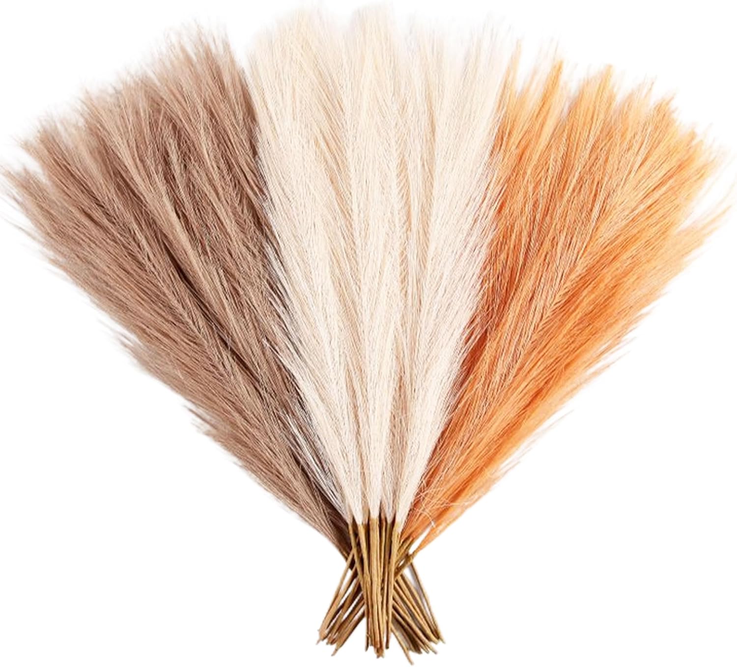 Acfruits 30 Pcs Faux Pampas Grass 17 Inch Decor