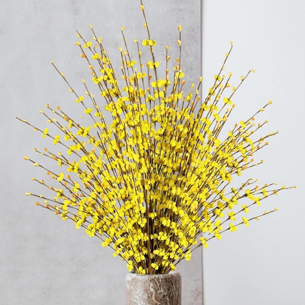 8 Pcs Long Artificial Jasmine Flowers for Wedding and Home Decor