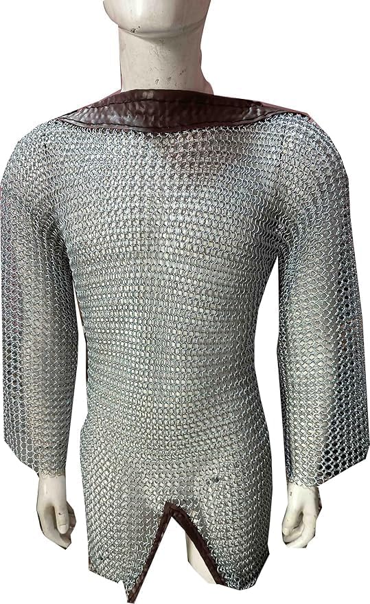 Aluminum Chain Mail Hood Medieval Armor Coif MFC01