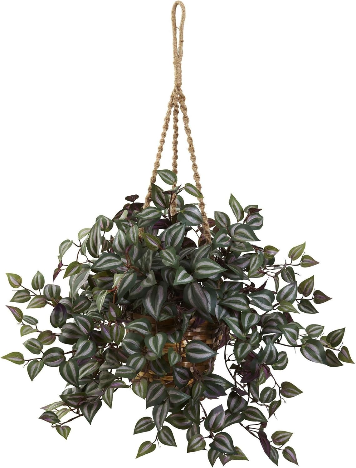 Nearly Natural Wandering Jew Hanging Basket 1