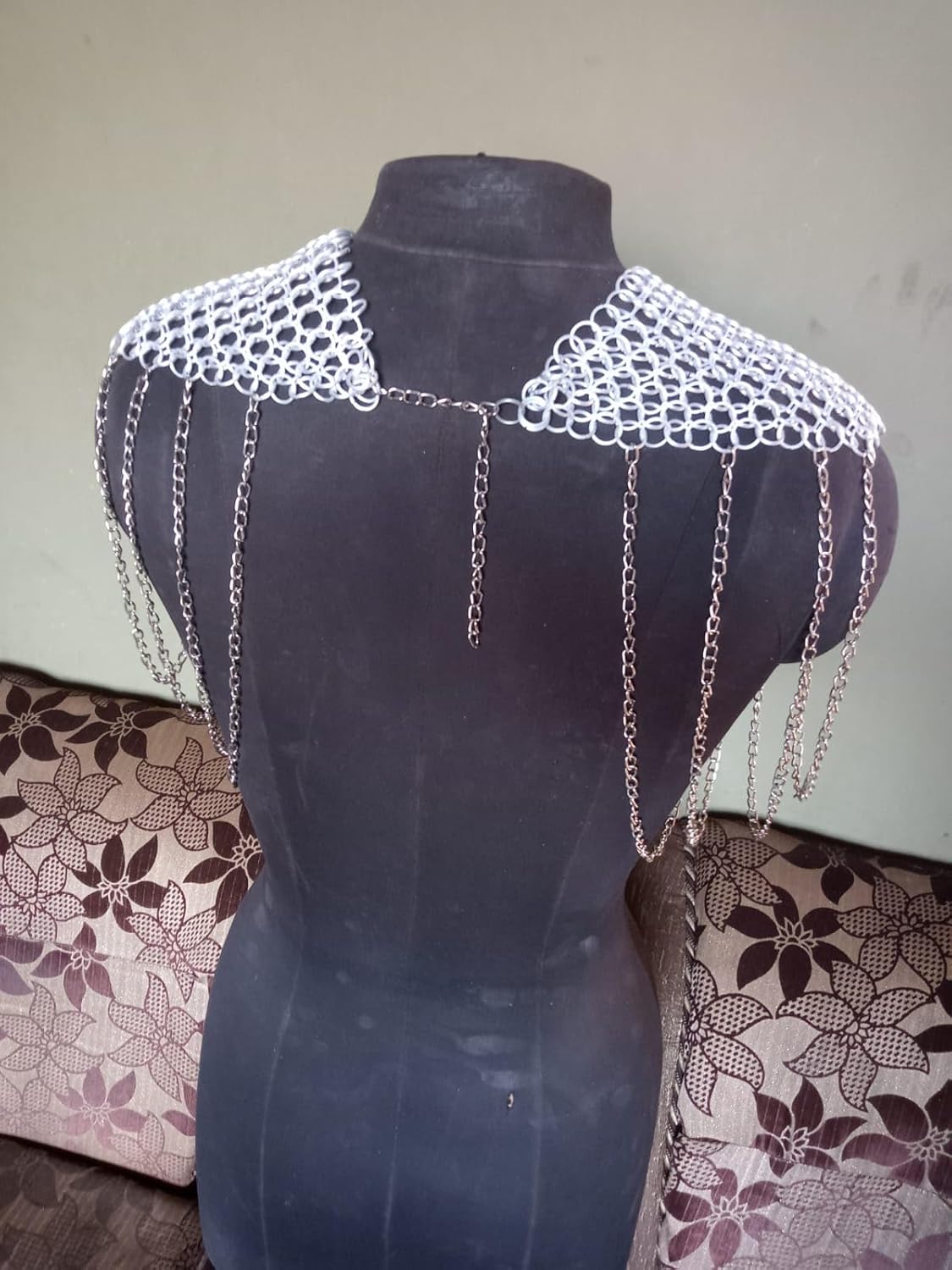 Medieval Fight Club Handmade Chainmail Necklace