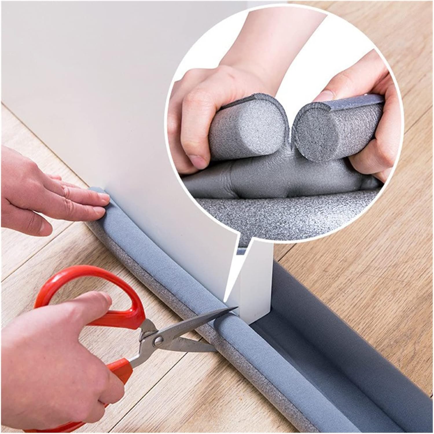 Jinghong 95cm Flexible Door Bottom Sealing Strip Soundproof Noise Reduction Draft Stopper