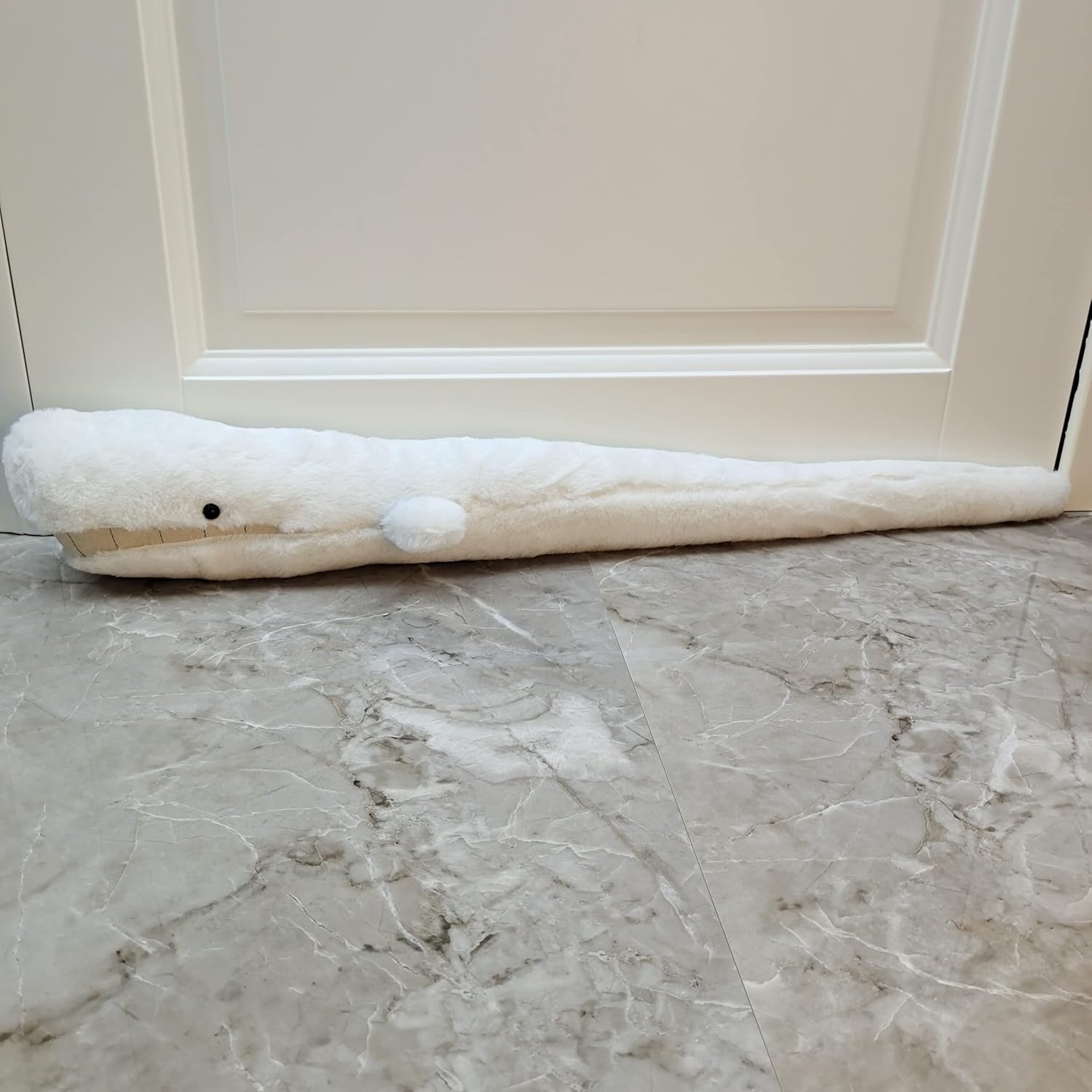 Dewarfami Crocodile Draft Stopper Seal for Under Door