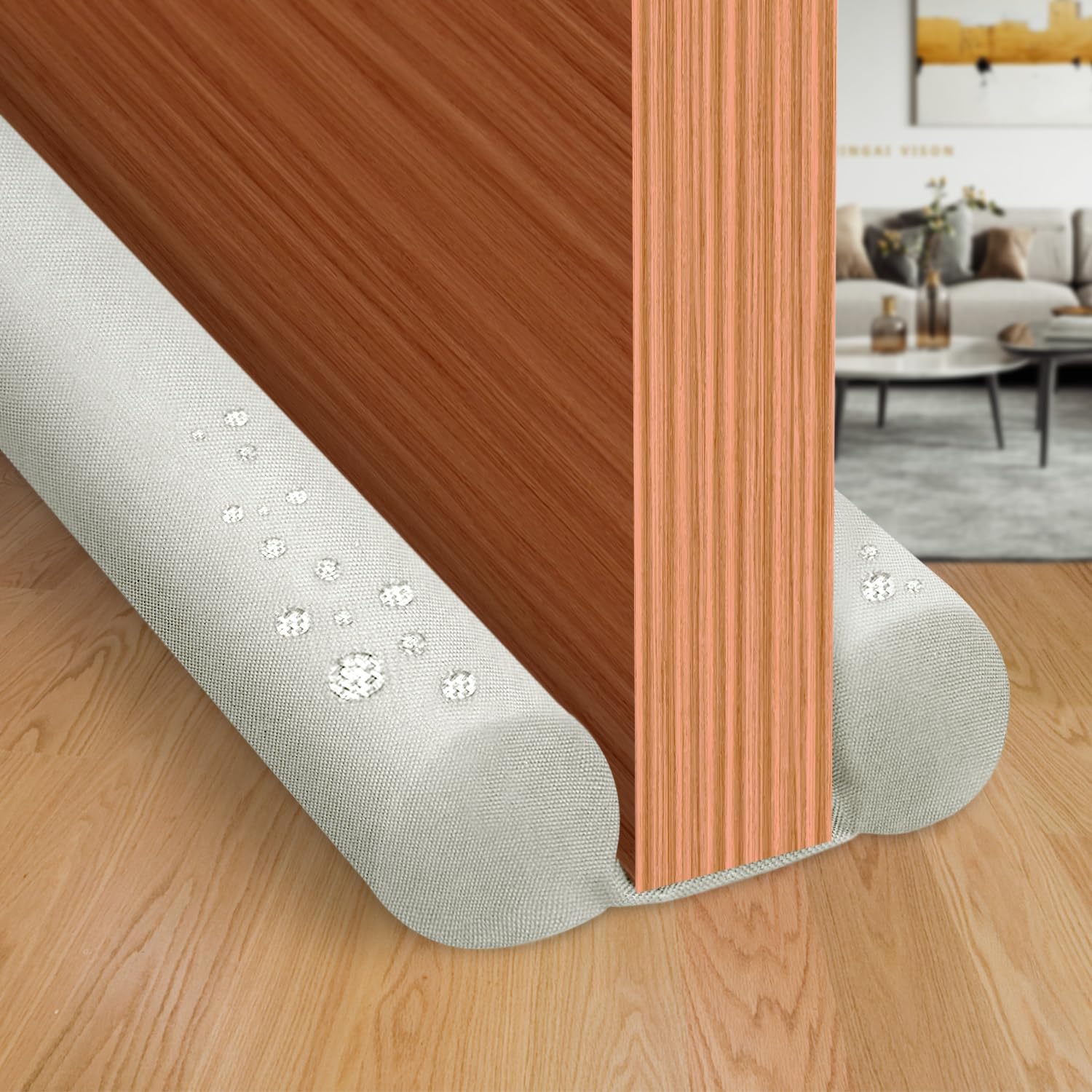 Gigbuff Cam Door Draft Stopper 30-36 Inch White