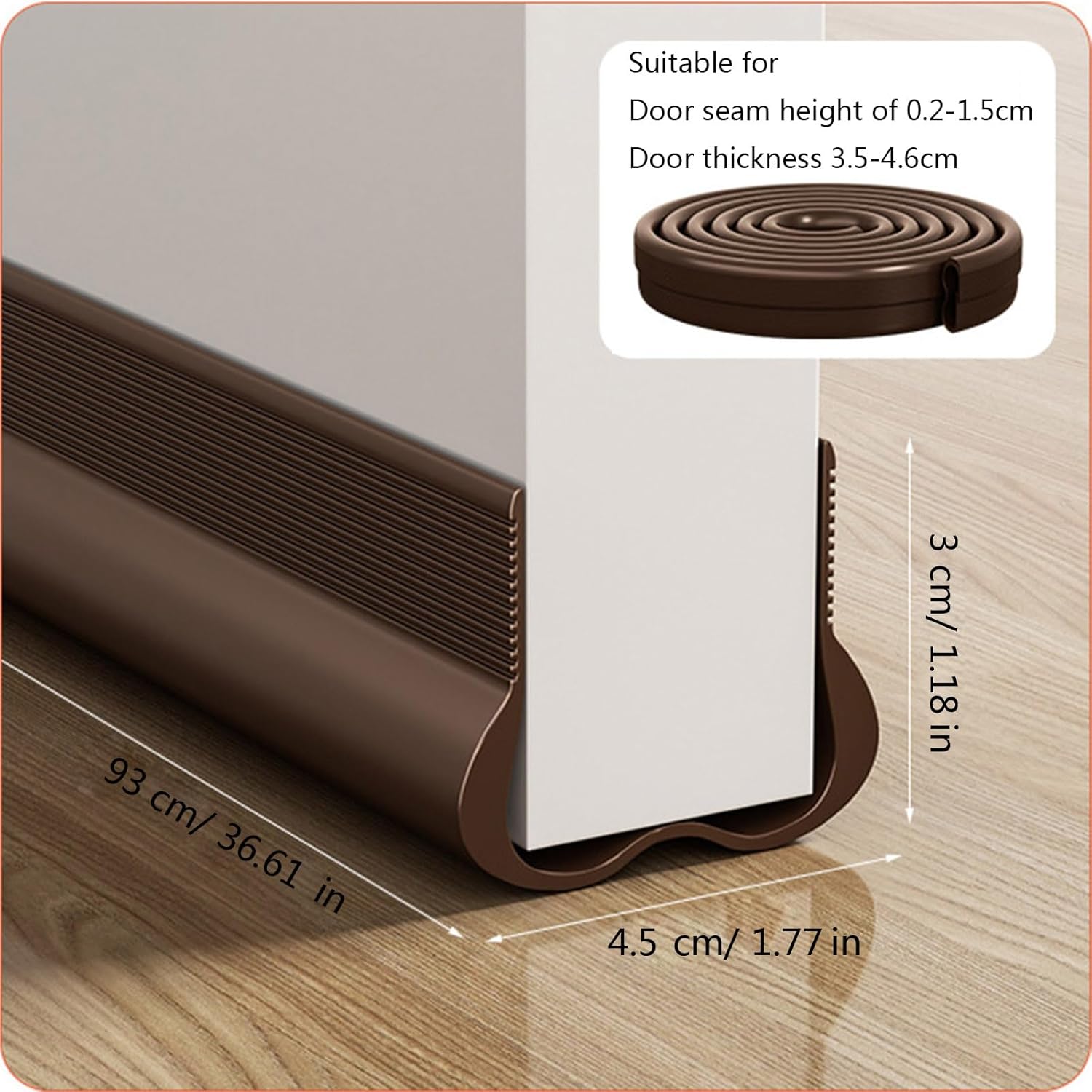 Muloo Soundproof Door Draft Stopper for Noise Reduction