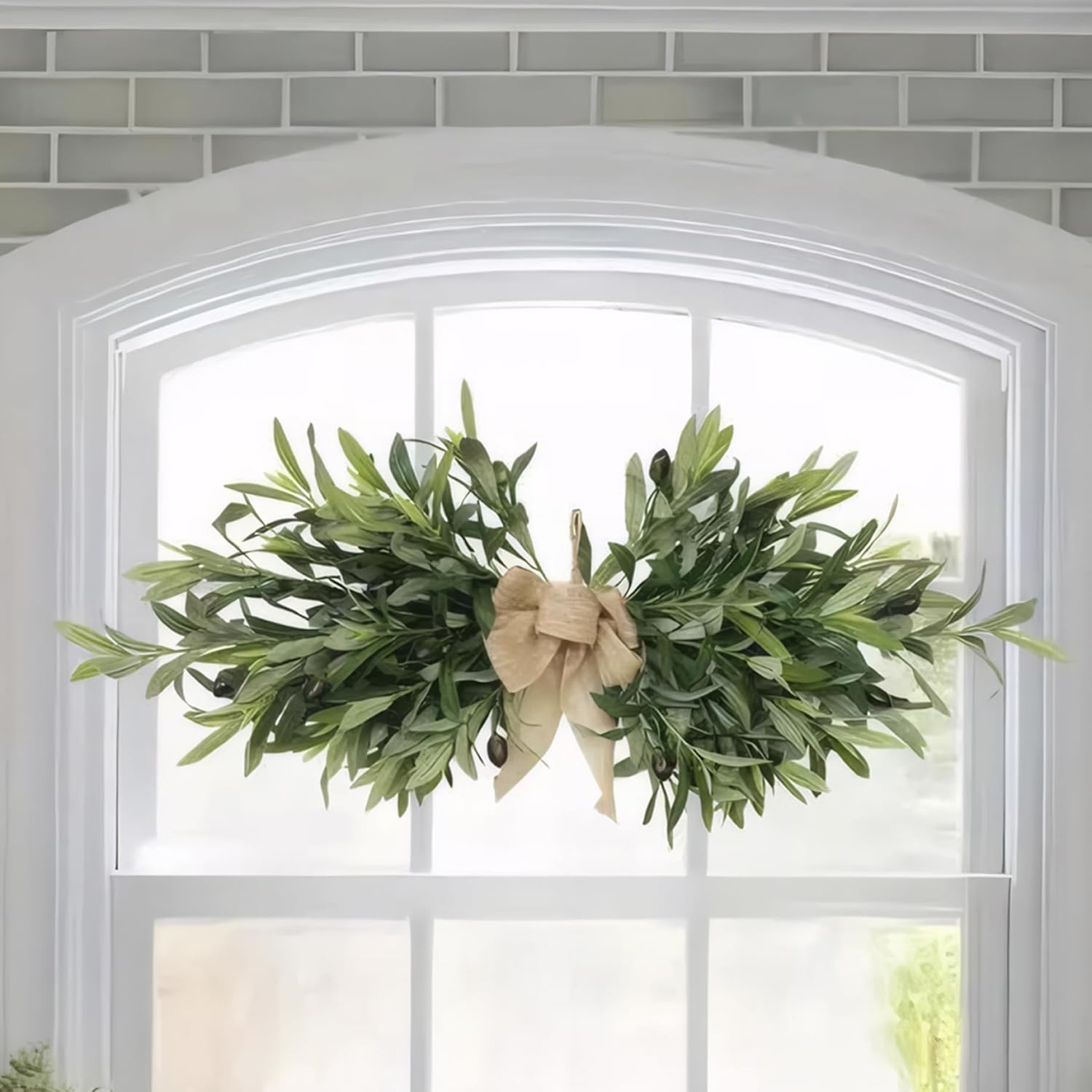 Floral Swag 24 Artificial Olive Greenery for Wedding Decor