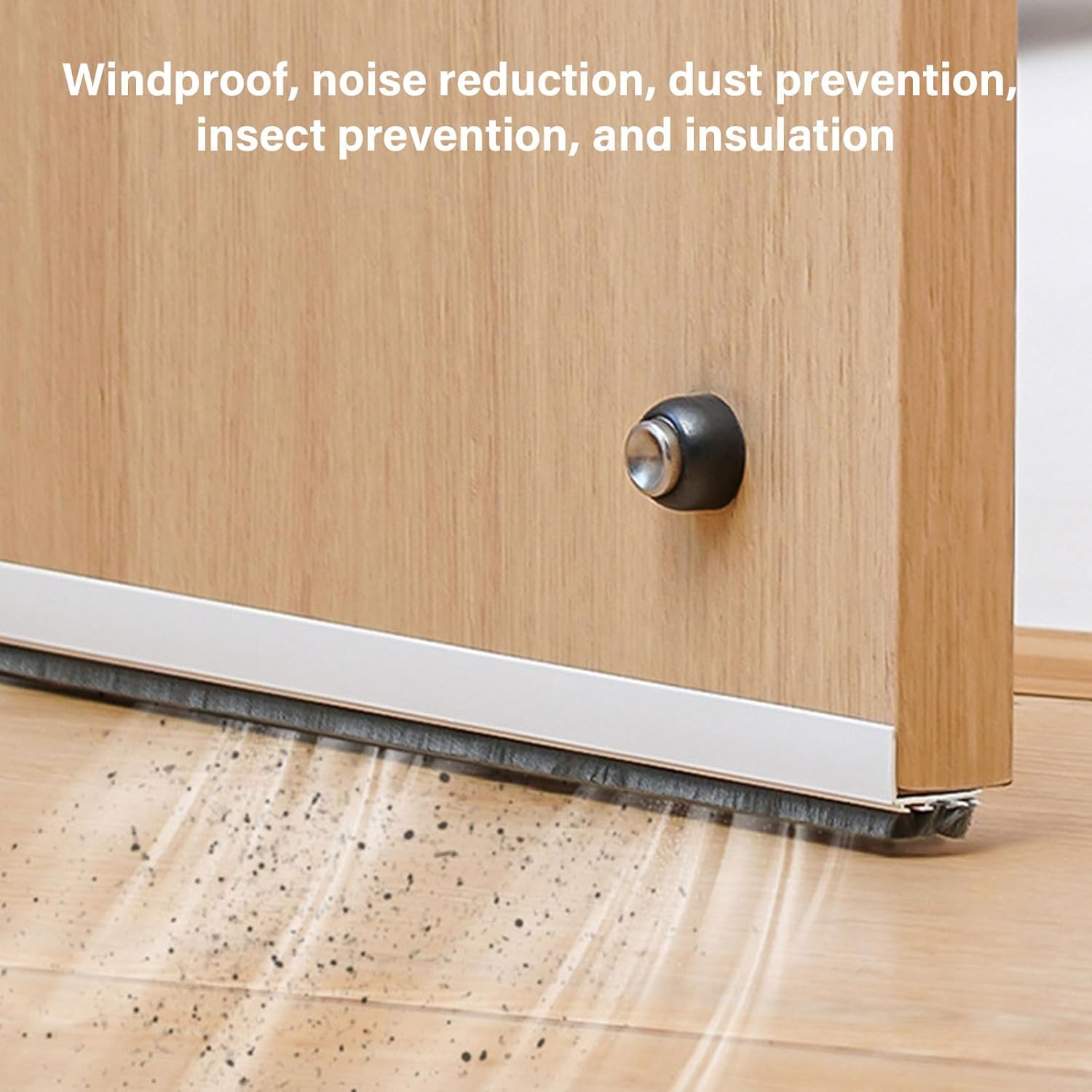 L-Shaped Door Weather Stripping Brush Draft Blocker Seal Strip