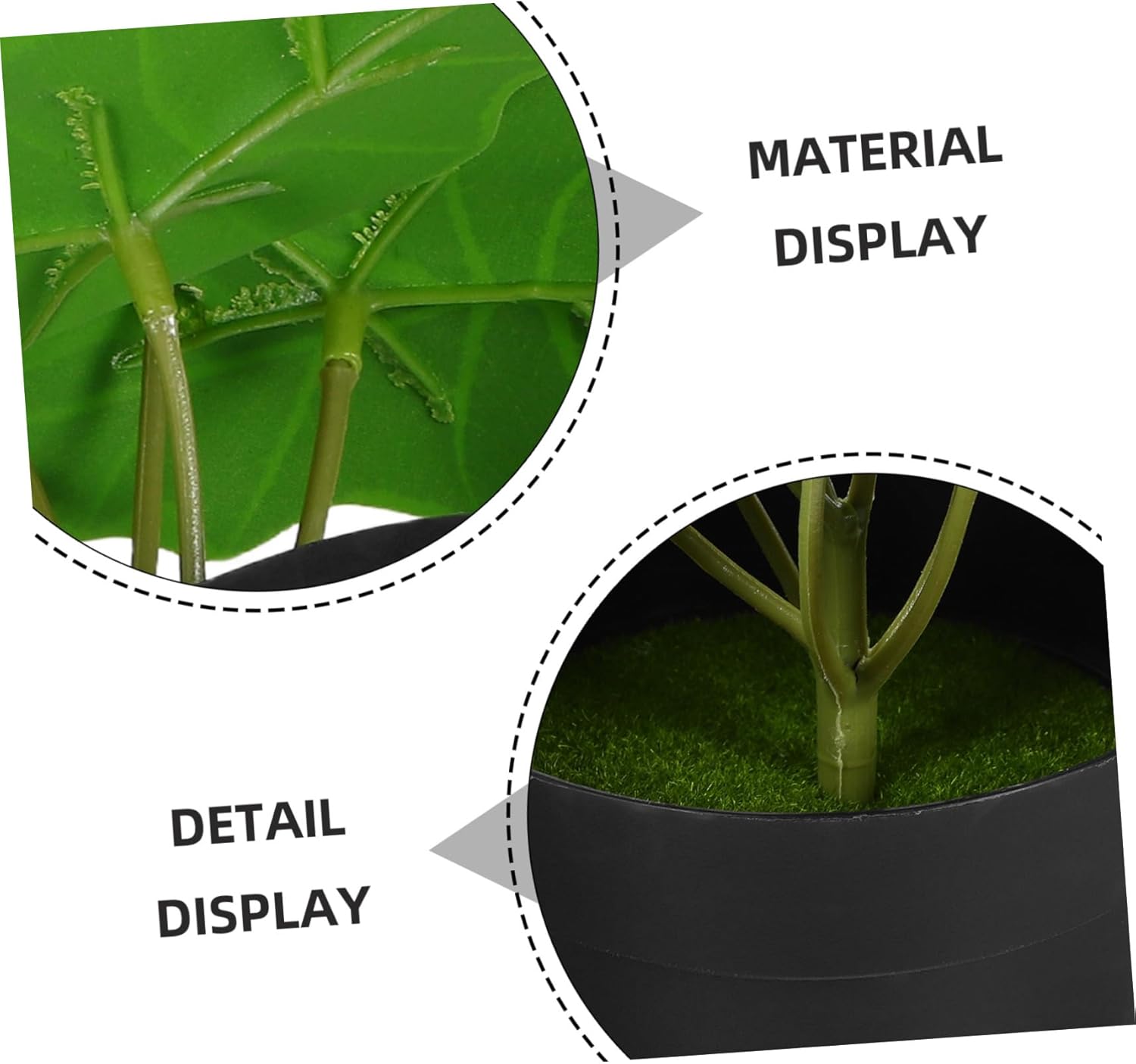 Mini Faux Greenery Plants Artificial Potted Plants for Office Desk Decoration