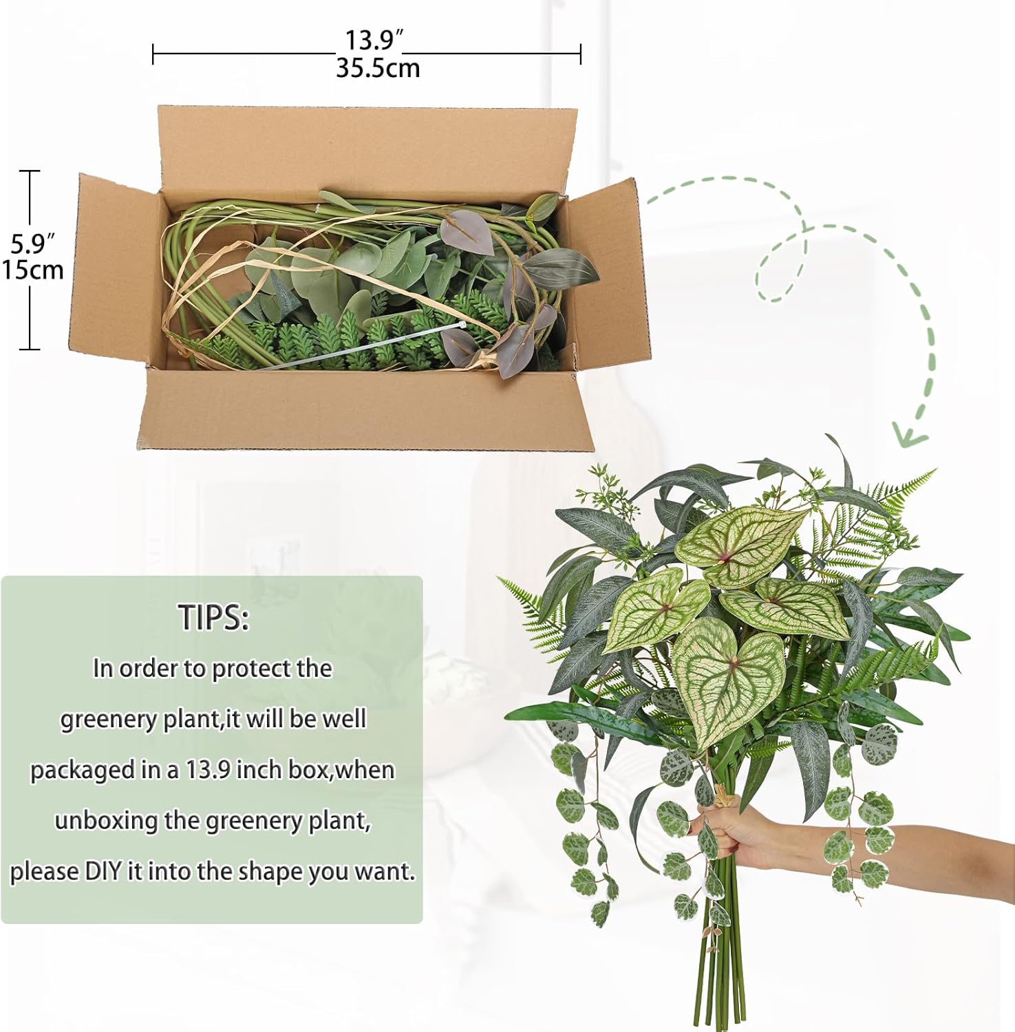 DILATATA Artificial Greenery Stems Box Set